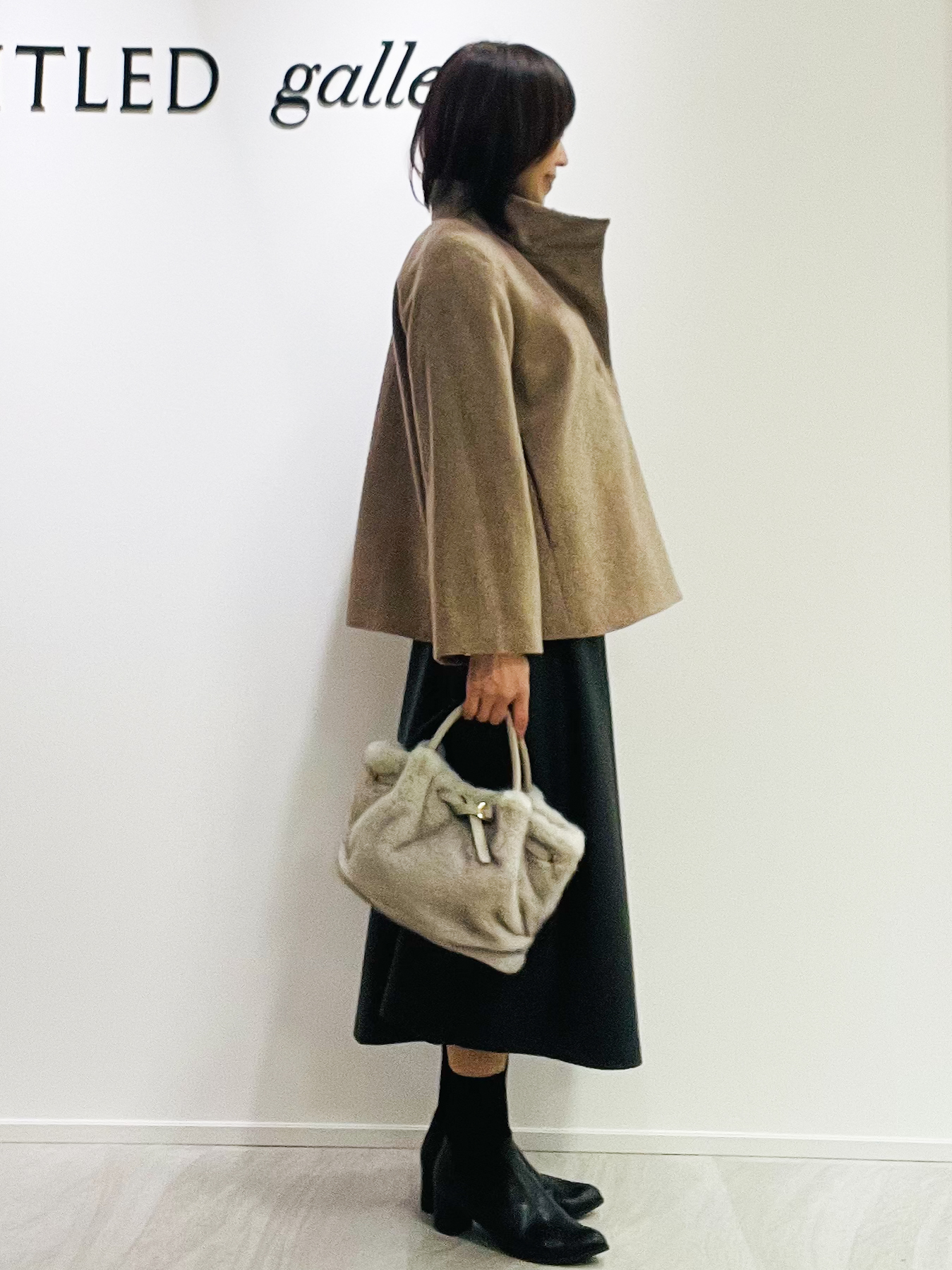めいさんの「UNTITLED｜【アンサンブル可/手洗い可】杢調プルオーバーニット」を使ったコーディネート