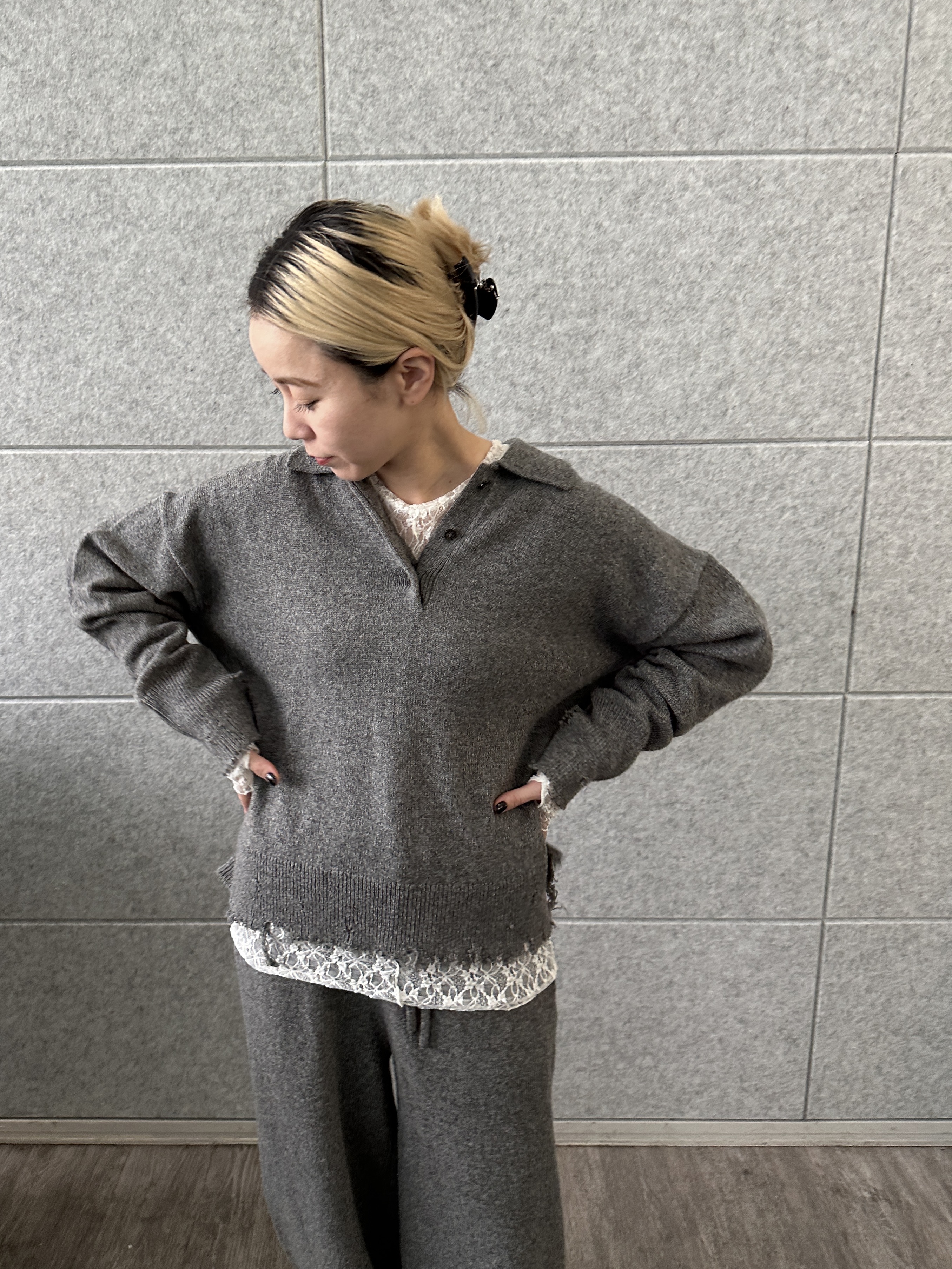 Buyer sakkoさんの「CODE A｜IRONING｜plain pullover polo」を使ったコーディネート