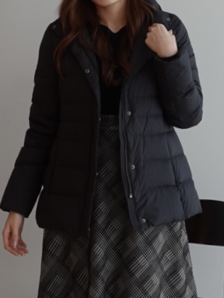 sayaさんの「COUP DE CHANCE｜【手洗い可／日本製】ニットドッキングフレアワンピース」を使ったコーディネート