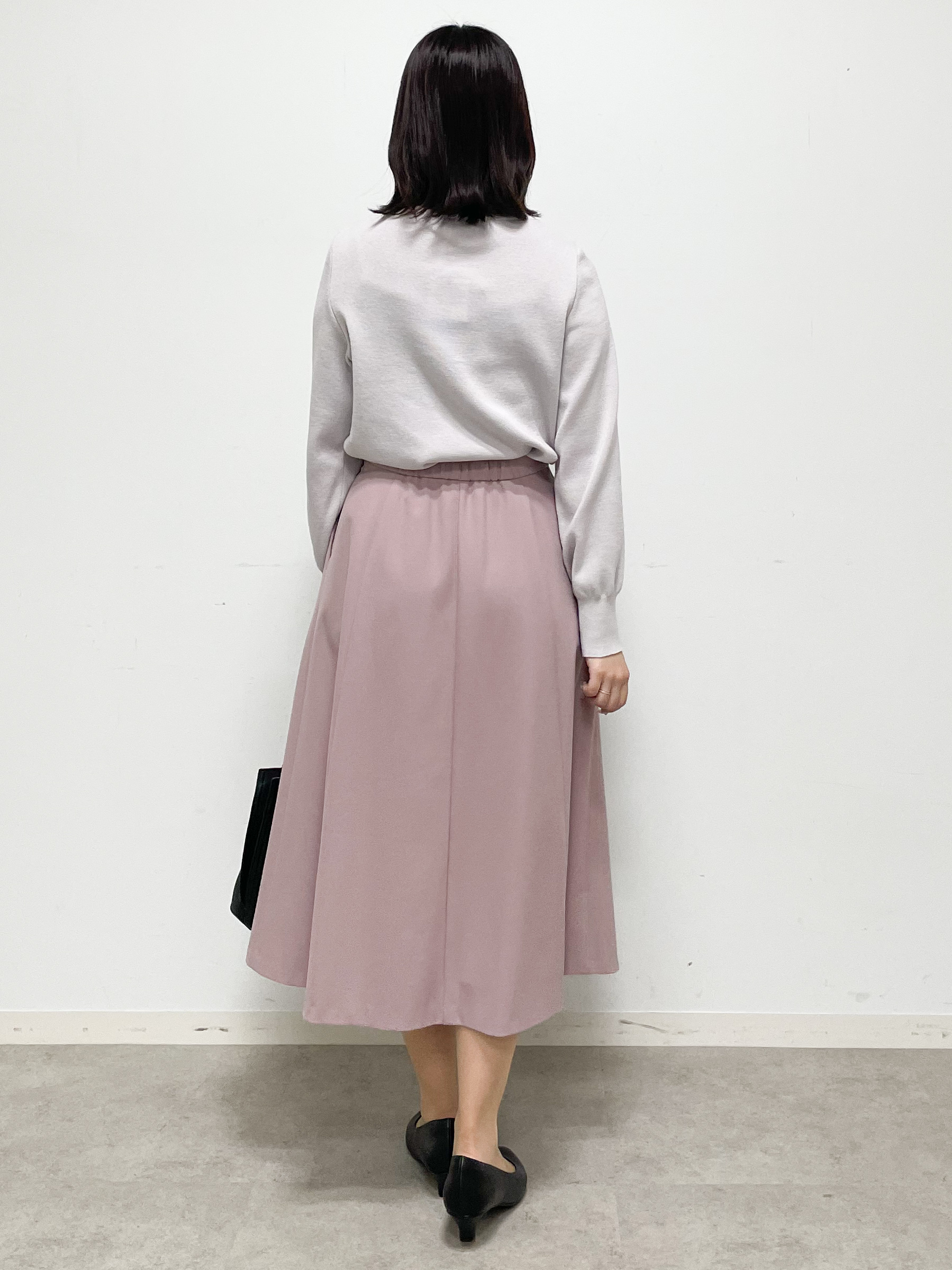 yukariさんの「Reflect｜【マシンウォッシュ】レース風編み柄ニット」を使ったコーディネート