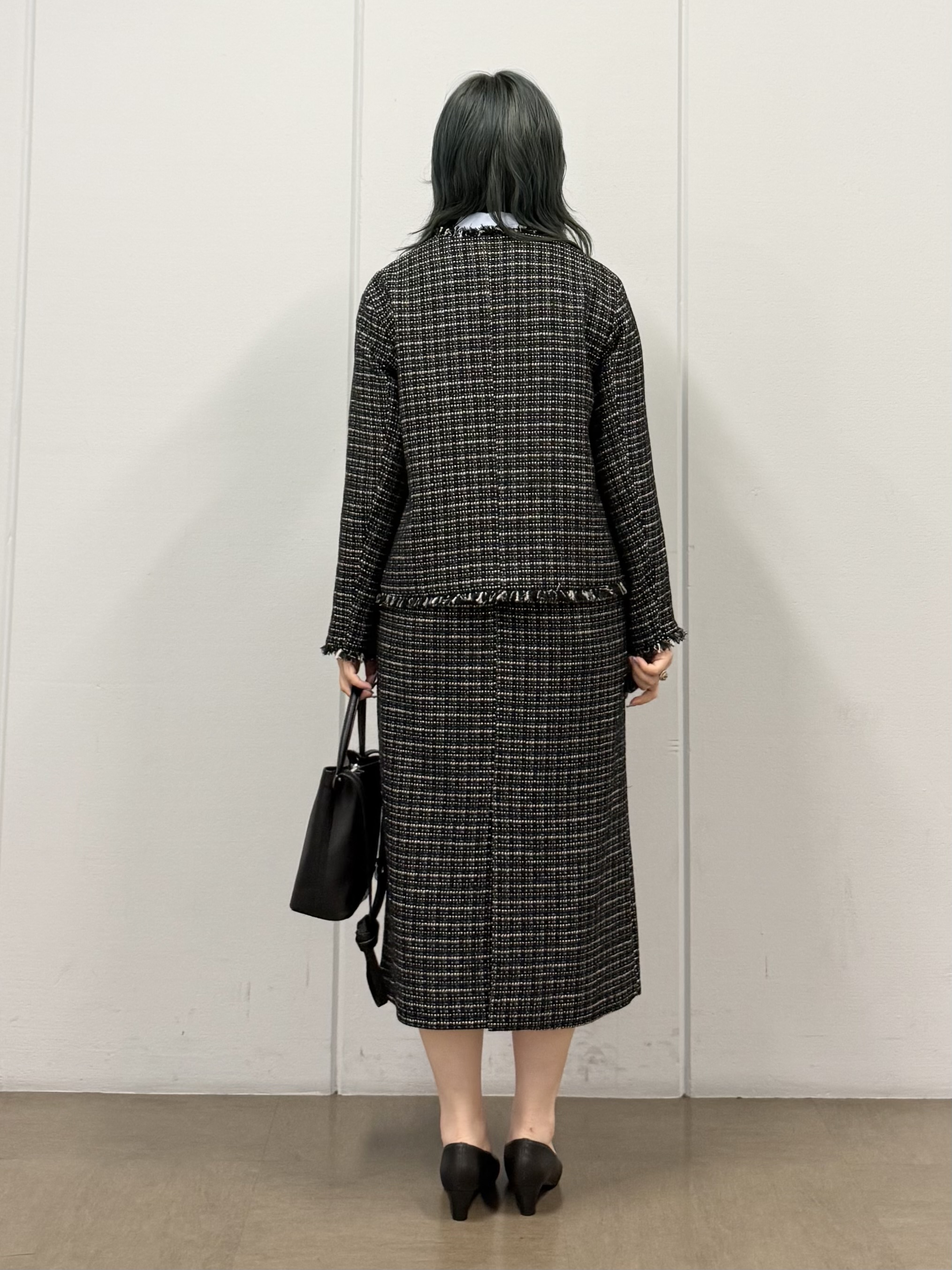 mizukiさんの「INDIVI｜【ストレッチ◎】取外し可ボウタイシャツ」を使ったコーディネート