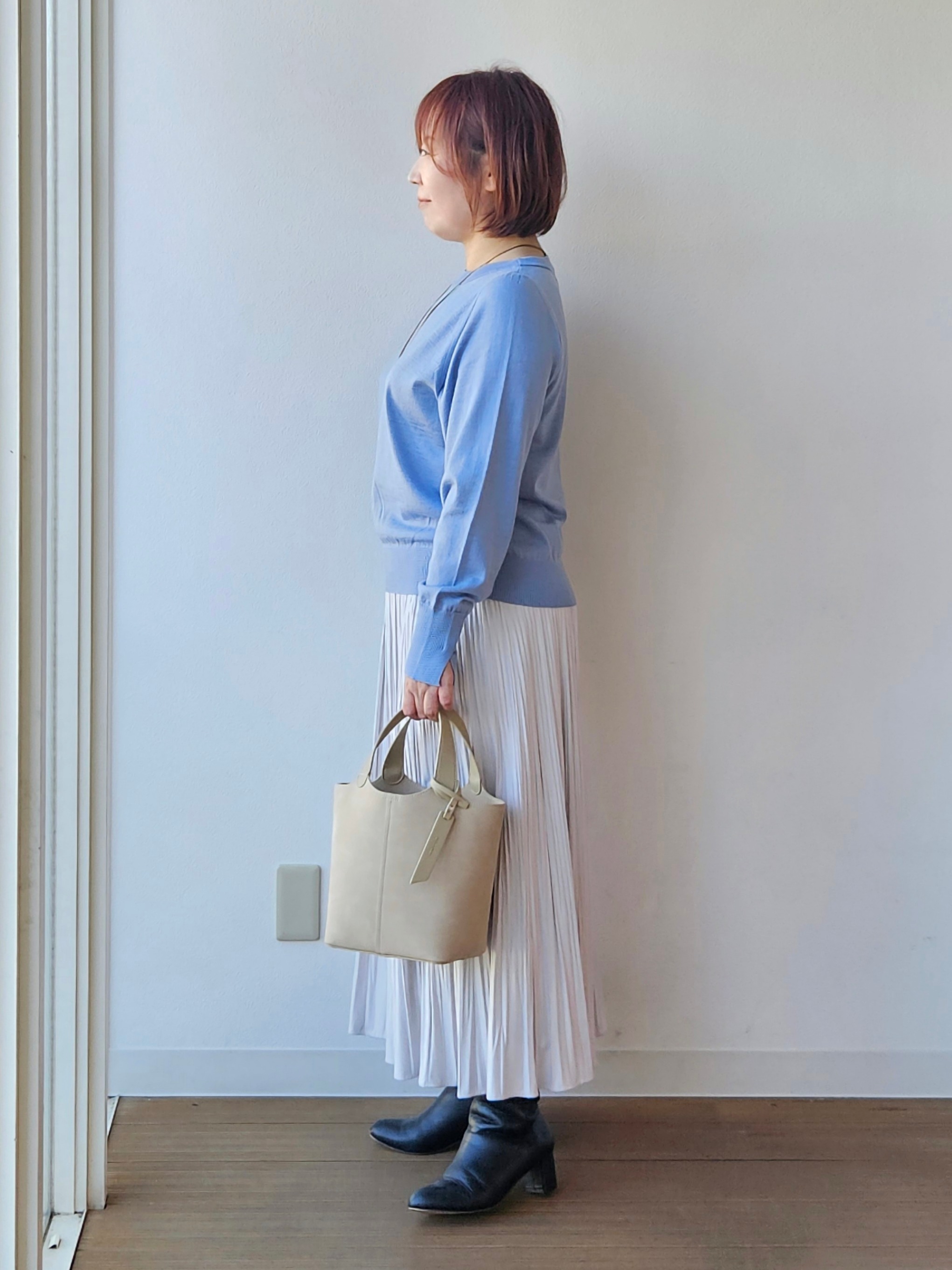やじまさんの「UNTITLED｜【マフラー付き/ゆったり】リバーコート」を使ったコーディネート