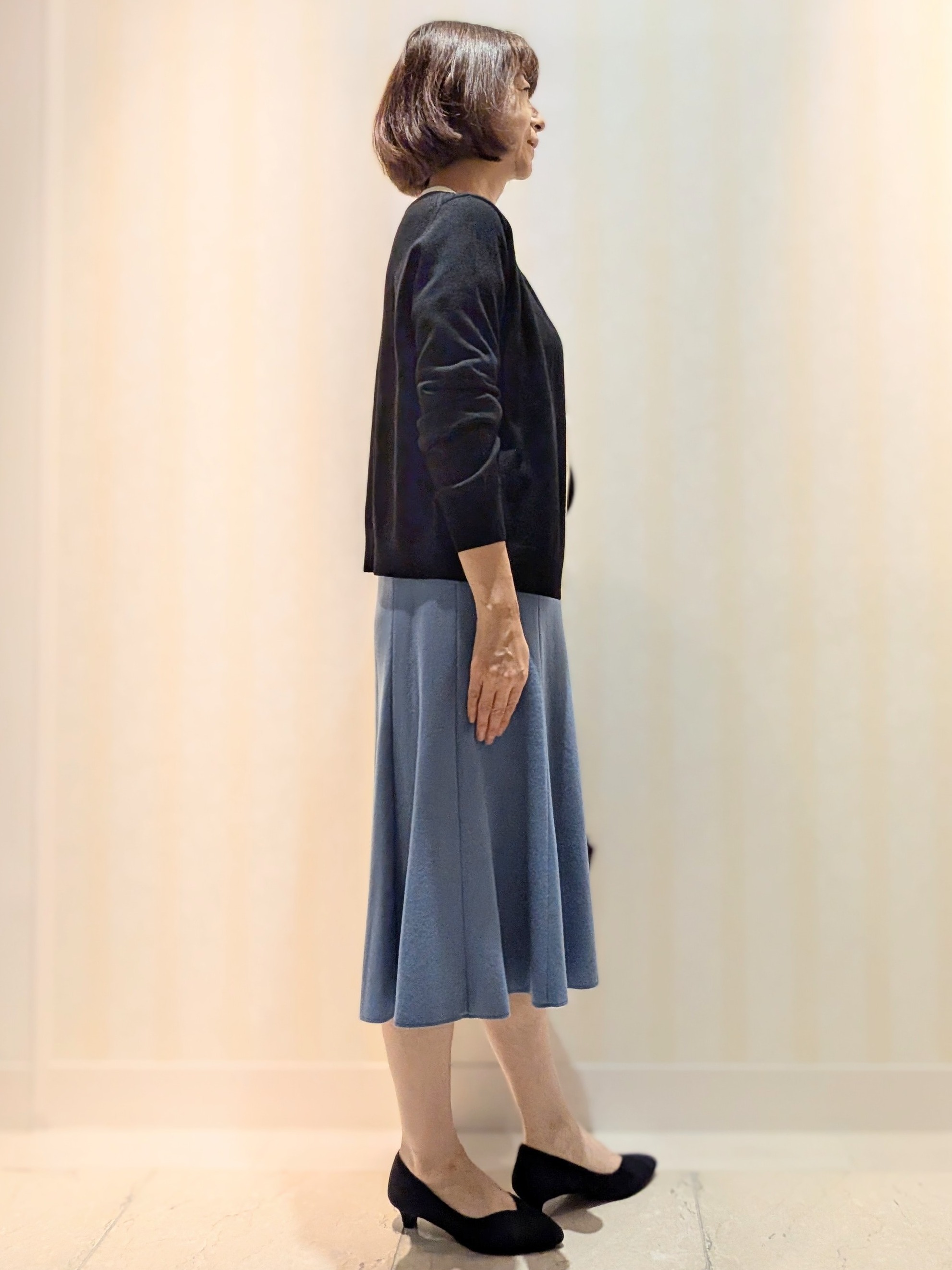 Ariさんの「Reflect｜【手洗い／アンサンブル可】フェミニンカーディガン」を使ったコーディネート