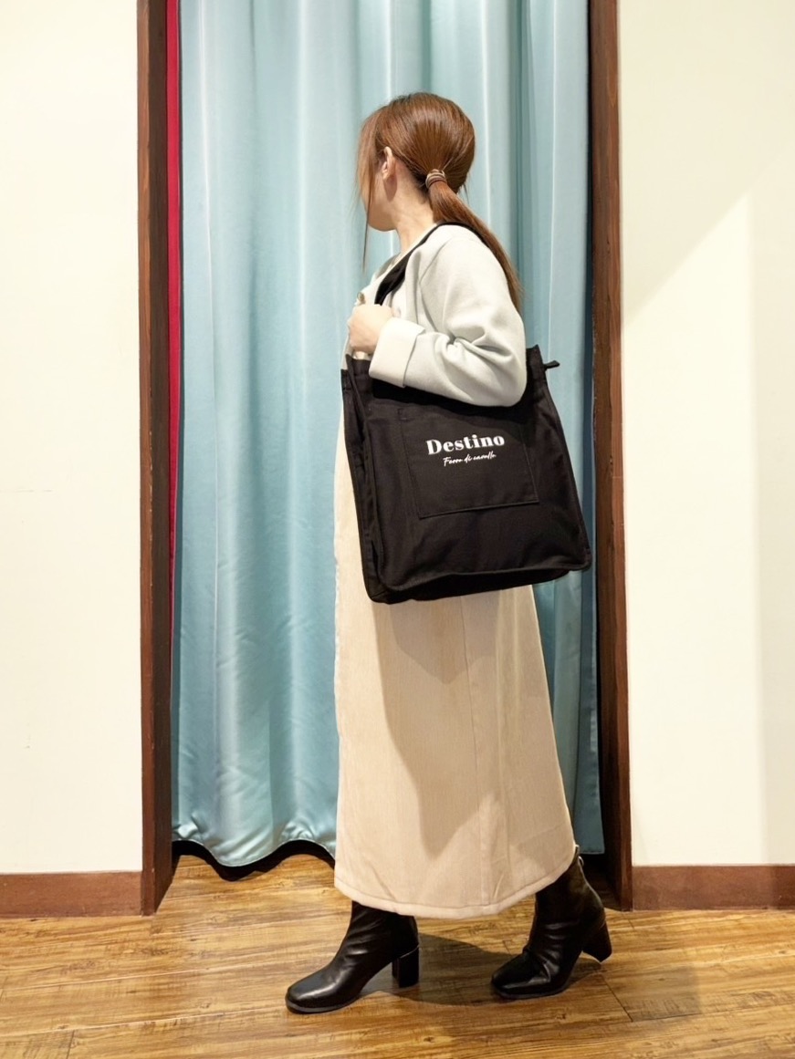 tukiさんの「SHOO･LA･RUE｜【S-LL/洗濯機可/静電気防止】もちもち配色ダブルフェイスカーディガン」を使ったコーディネート