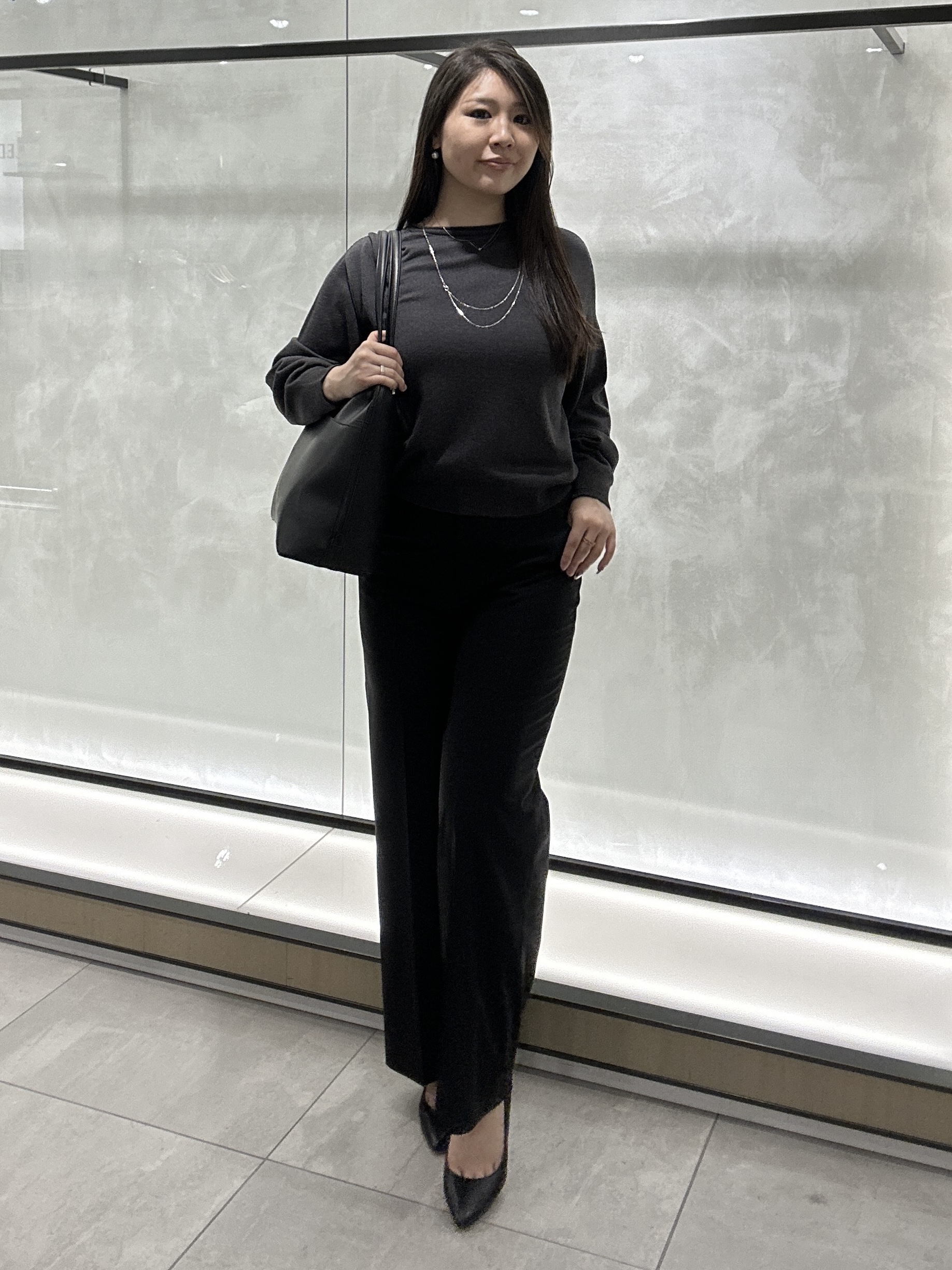YURIさんの「UNTITLED｜【ステンレス】ダブルライトチェーン」を使ったコーディネート
