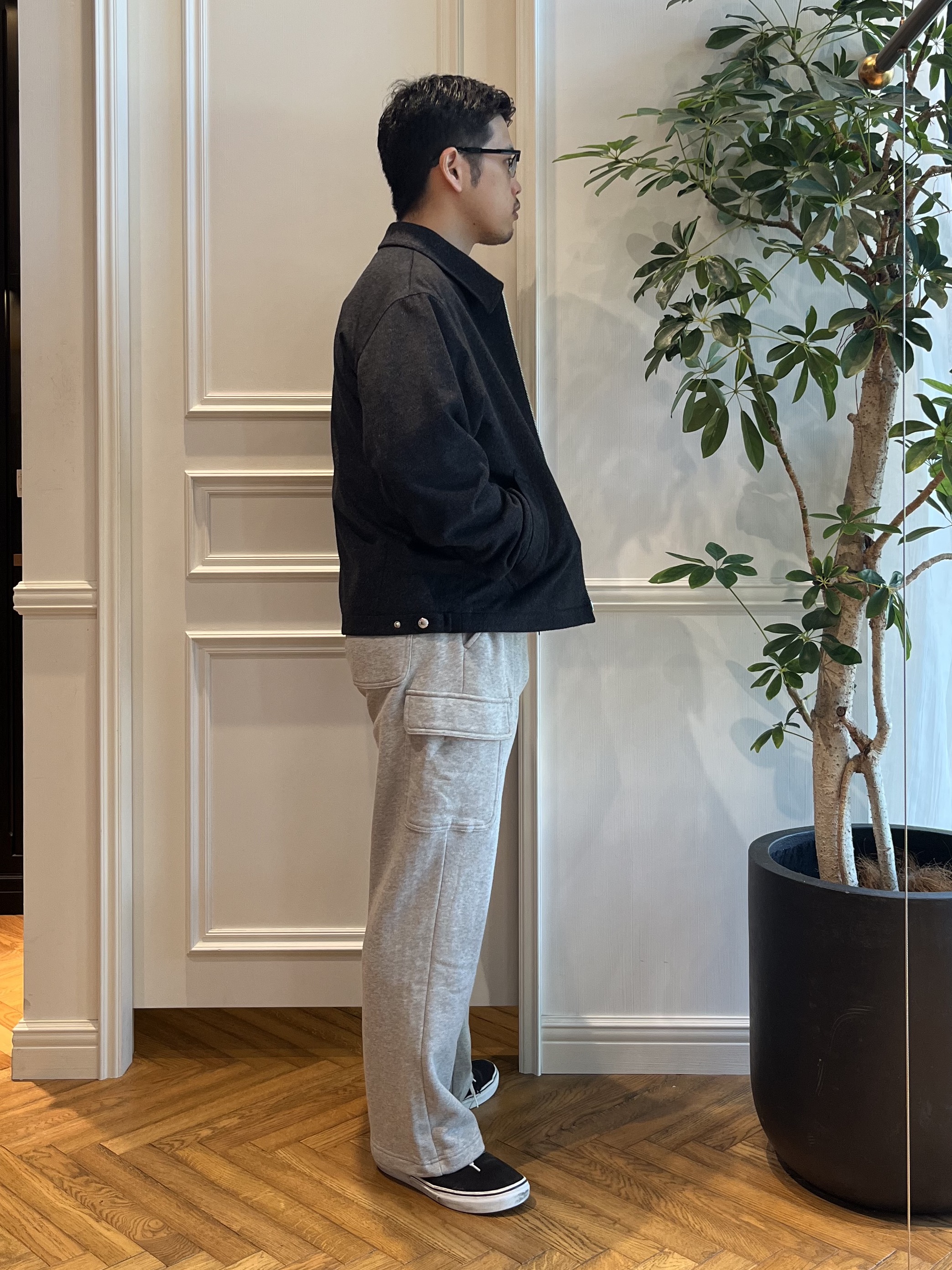 Tokuさんの「DRESSTERIOR｜ショートビーバー ハリントンジャケット」を使ったコーディネート