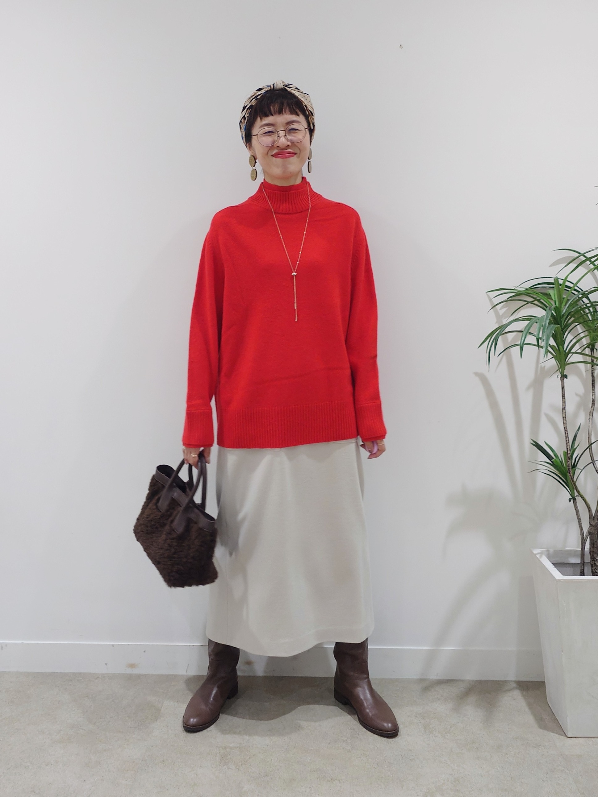 MUTSUKOさんの「UNTITLED｜【ステンレス】チェーンラリエット」を使ったコーディネート