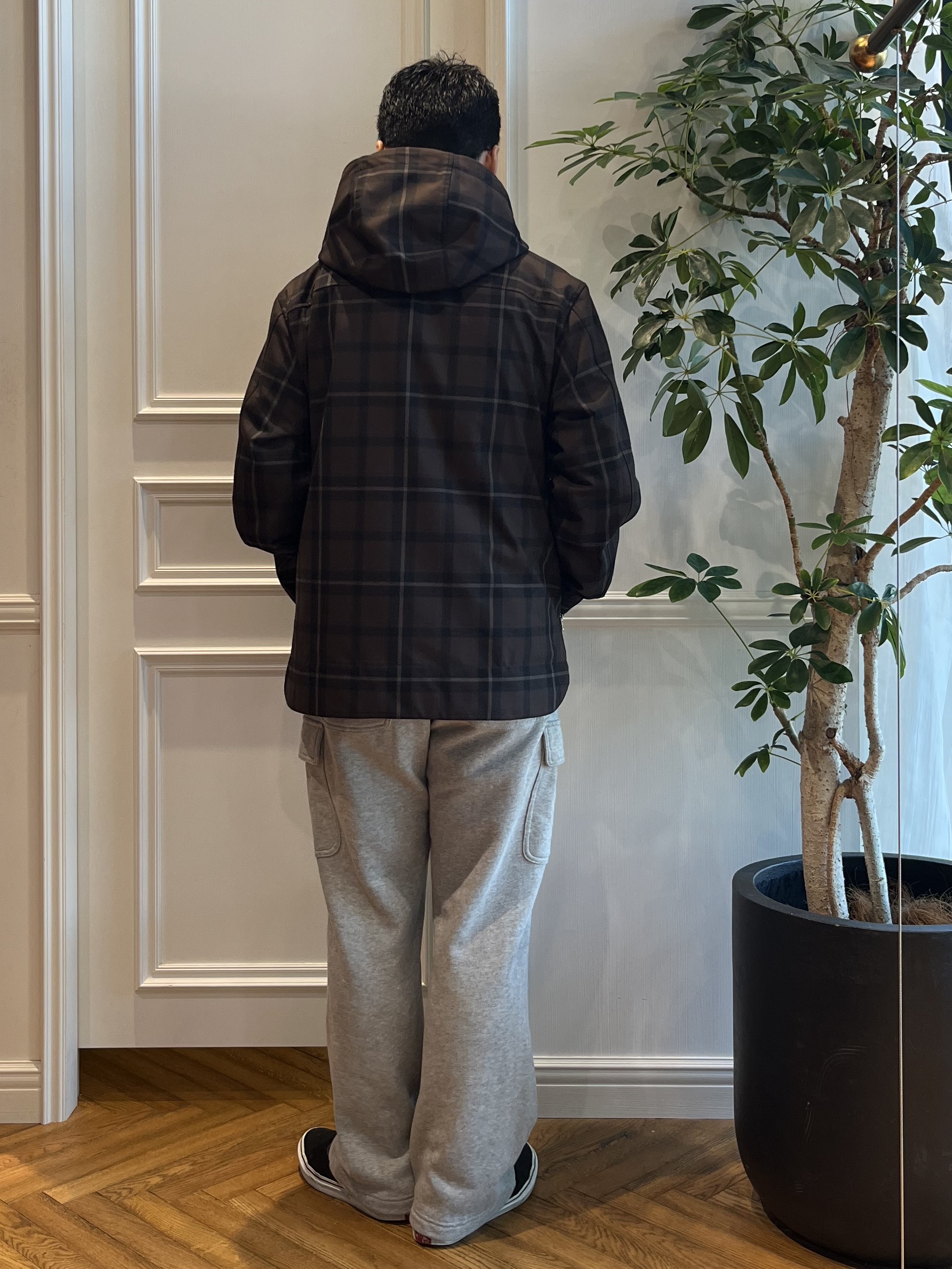 Tokuさんの「DRESSTERIOR｜チェックマウンテンパーカー」を使ったコーディネート