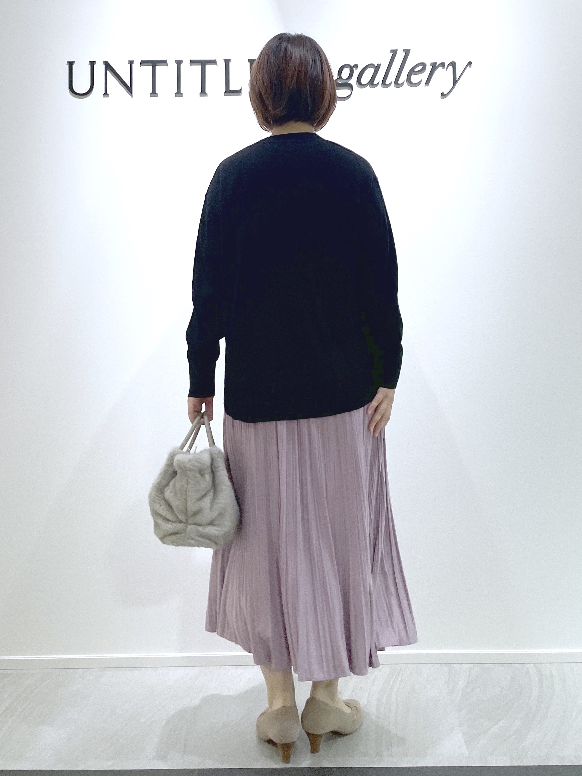 hanaさんの「UNTITLED｜【アンサンブル可/秋羽織り/通勤】シルクウールカシミヤカーディガン」を使ったコーディネート
