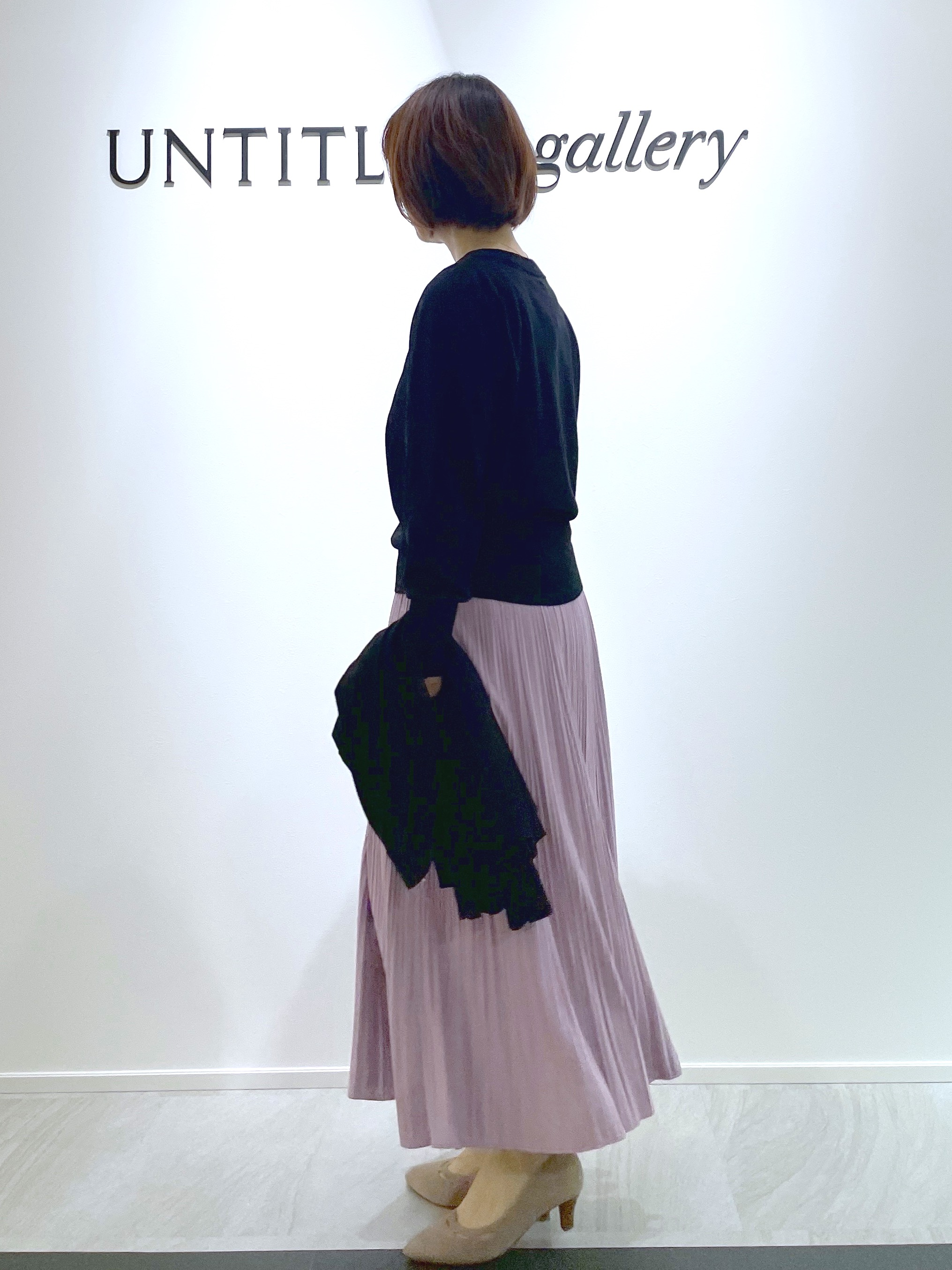 hanaさんの「UNTITLED｜【アンサンブル可/秋羽織り/通勤】シルクウールカシミヤカーディガン」を使ったコーディネート