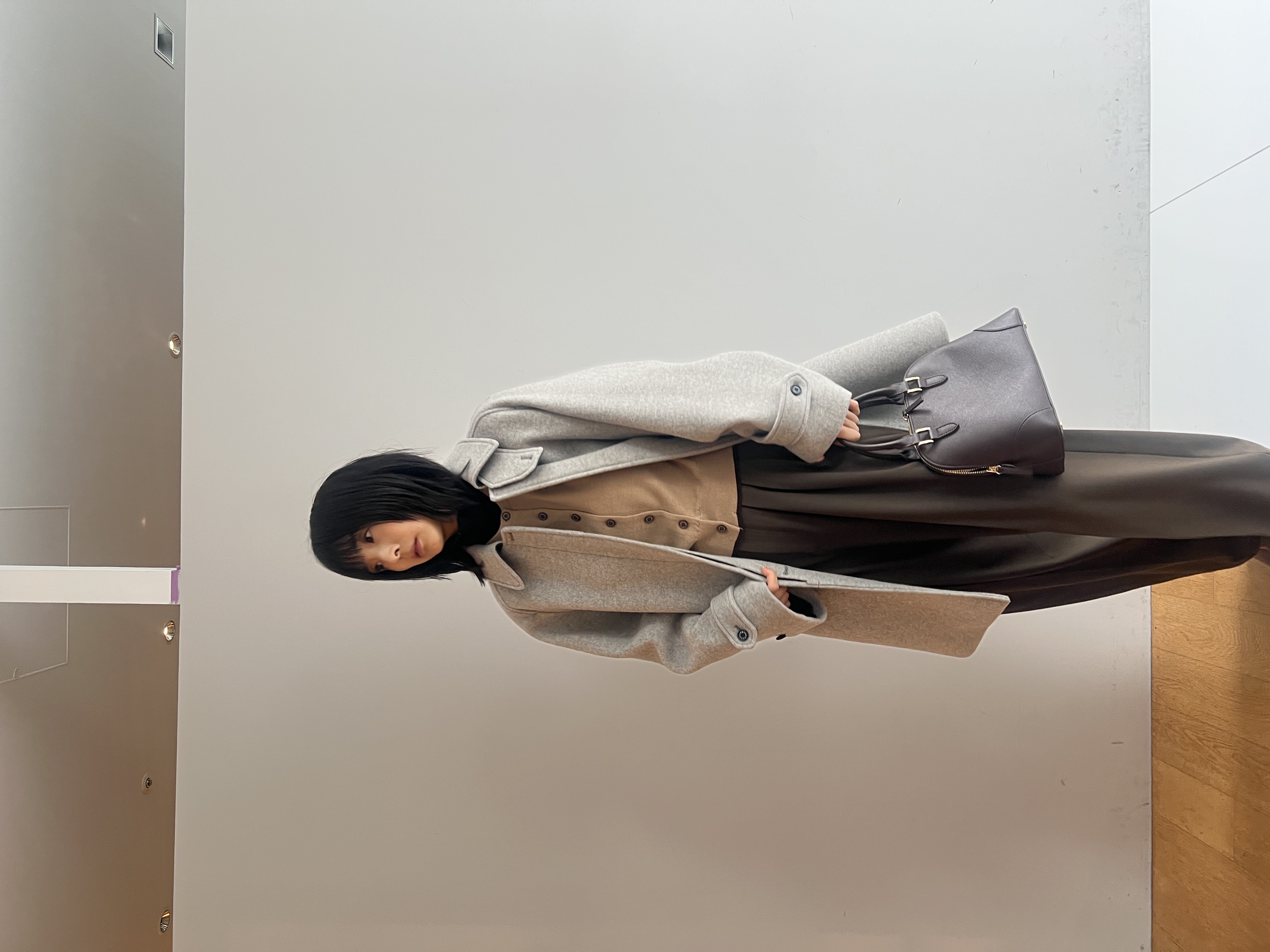 misaさんの「DRESSTERIOR｜【２WAY/良質ウール】バルマカンコクーンコート」を使ったコーディネート