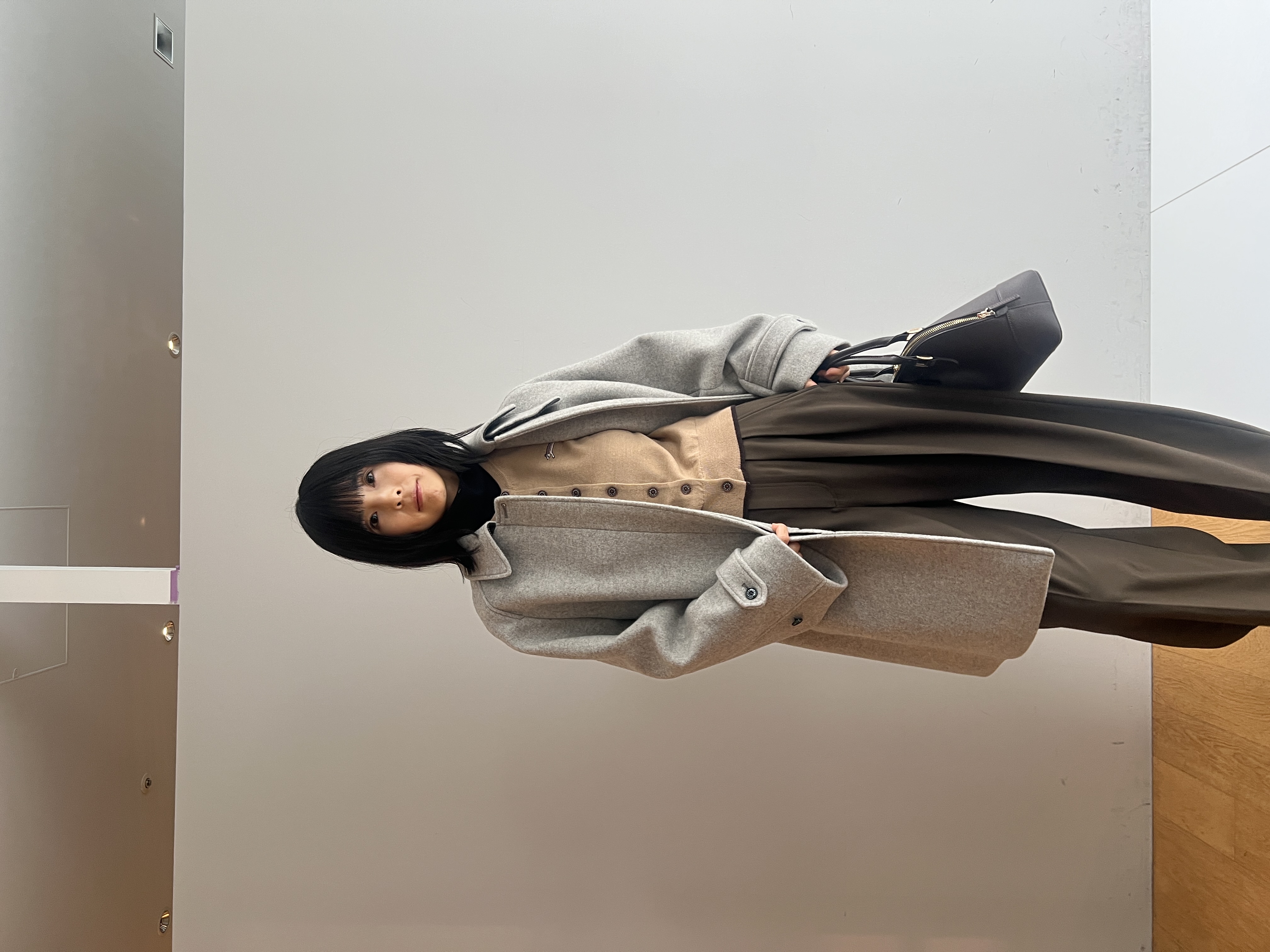 misaさんの「DRESSTERIOR｜【２WAY/良質ウール】バルマカンコクーンコート」を使ったコーディネート