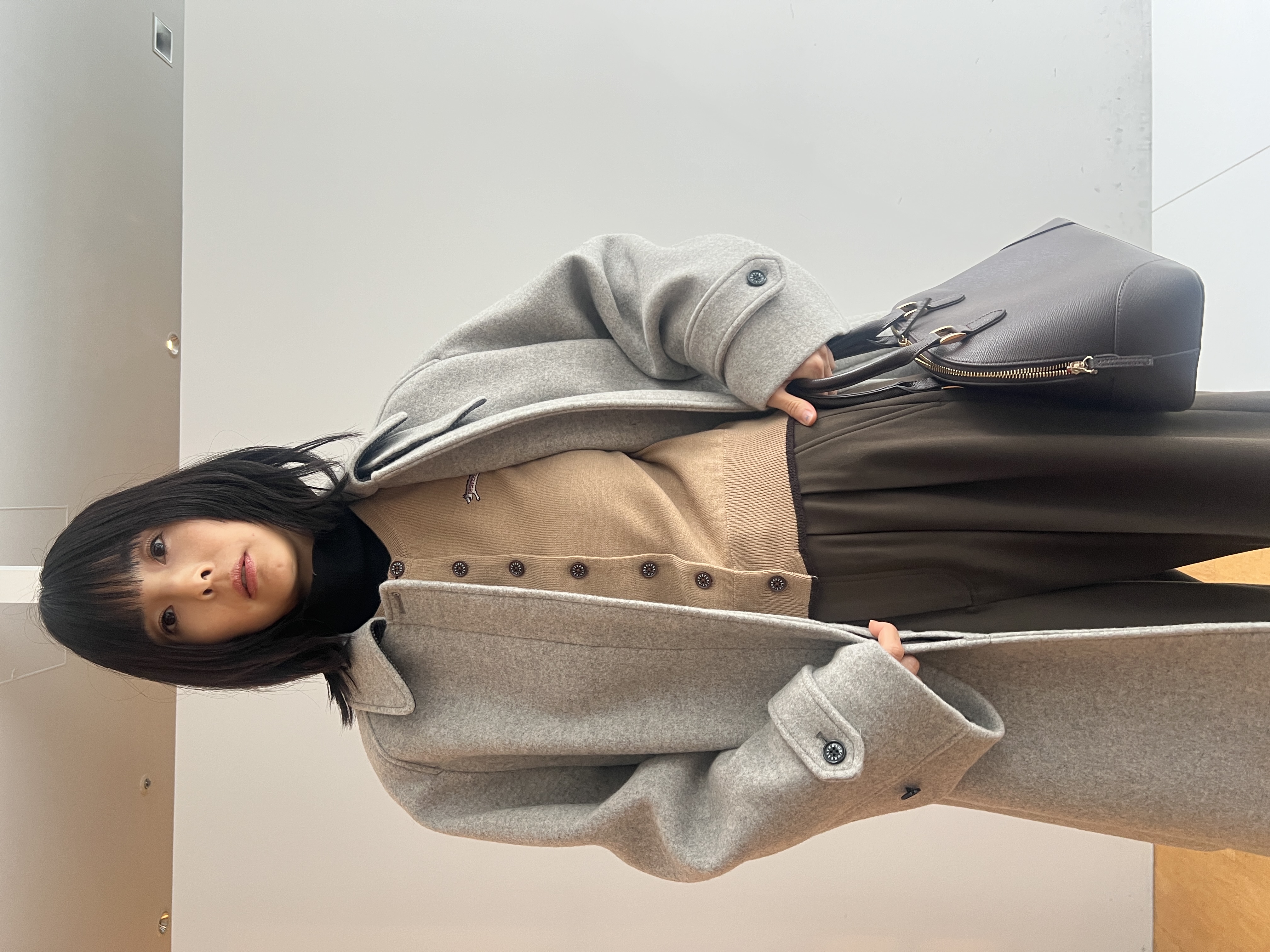 misaさんの「DRESSTERIOR｜【２WAY/良質ウール】バルマカンコクーンコート」を使ったコーディネート