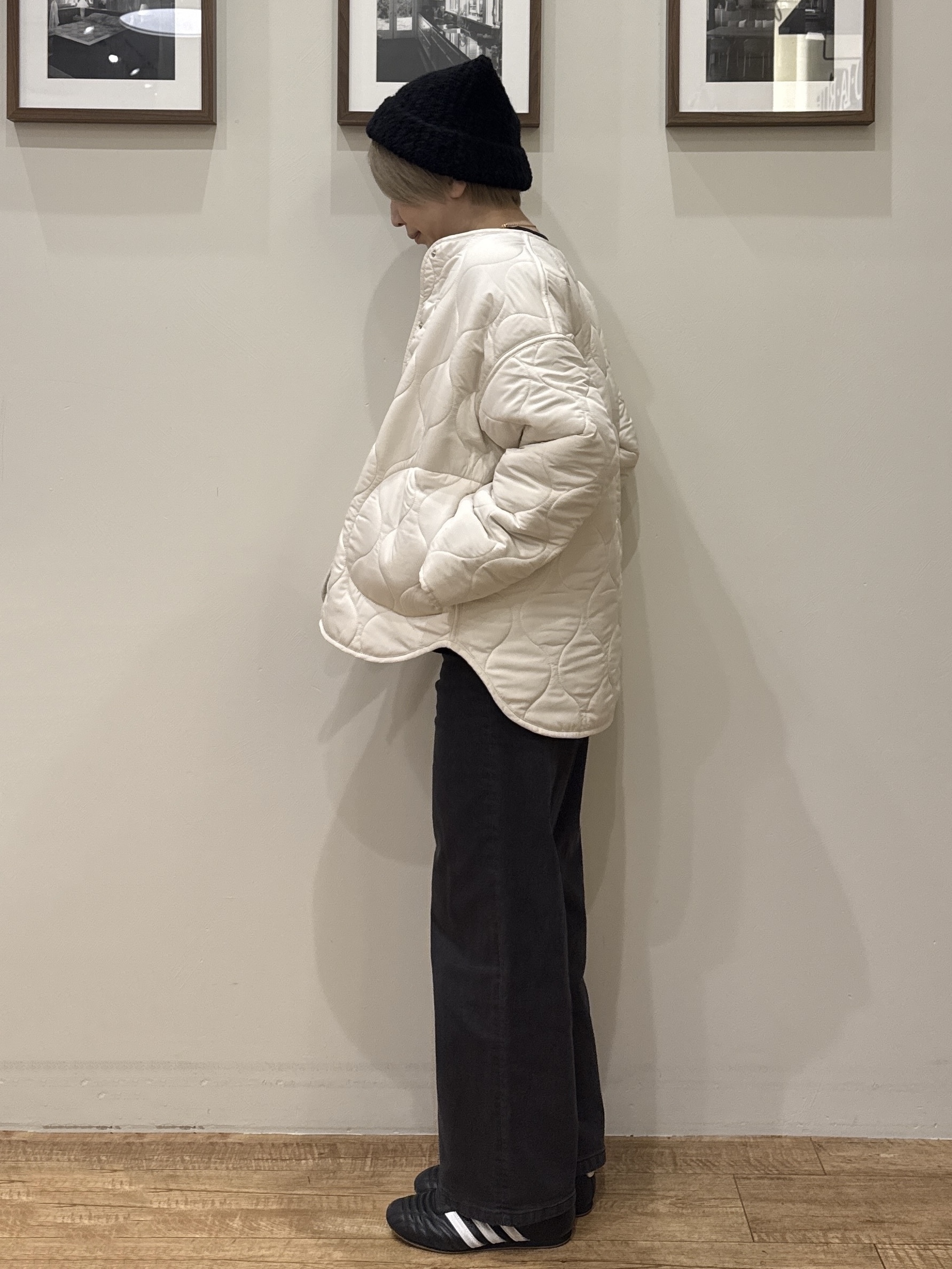 RA★SEさんの「SHOO･LA･RUE｜【洗濯機可/リバーシブル/S-LL】2つの表情を楽しめる ボアキルトジャケット」を使ったコーディネート