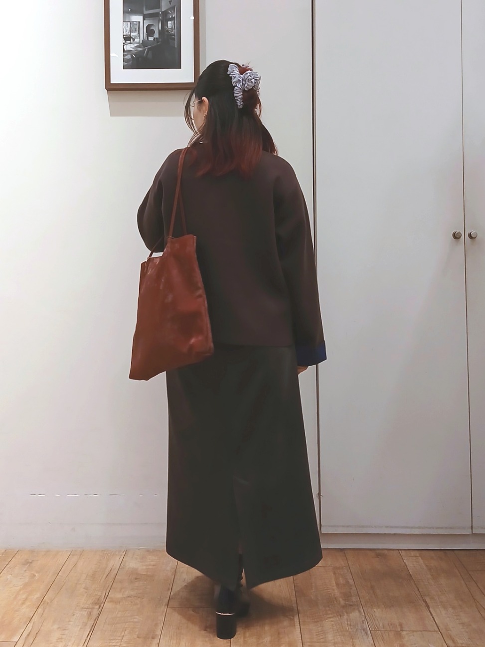 Riranさんの「SHOO･LA･RUE｜【S-LL/洗濯機可/静電気防止】もちもち配色ダブルフェイスカーディガン」を使ったコーディネート