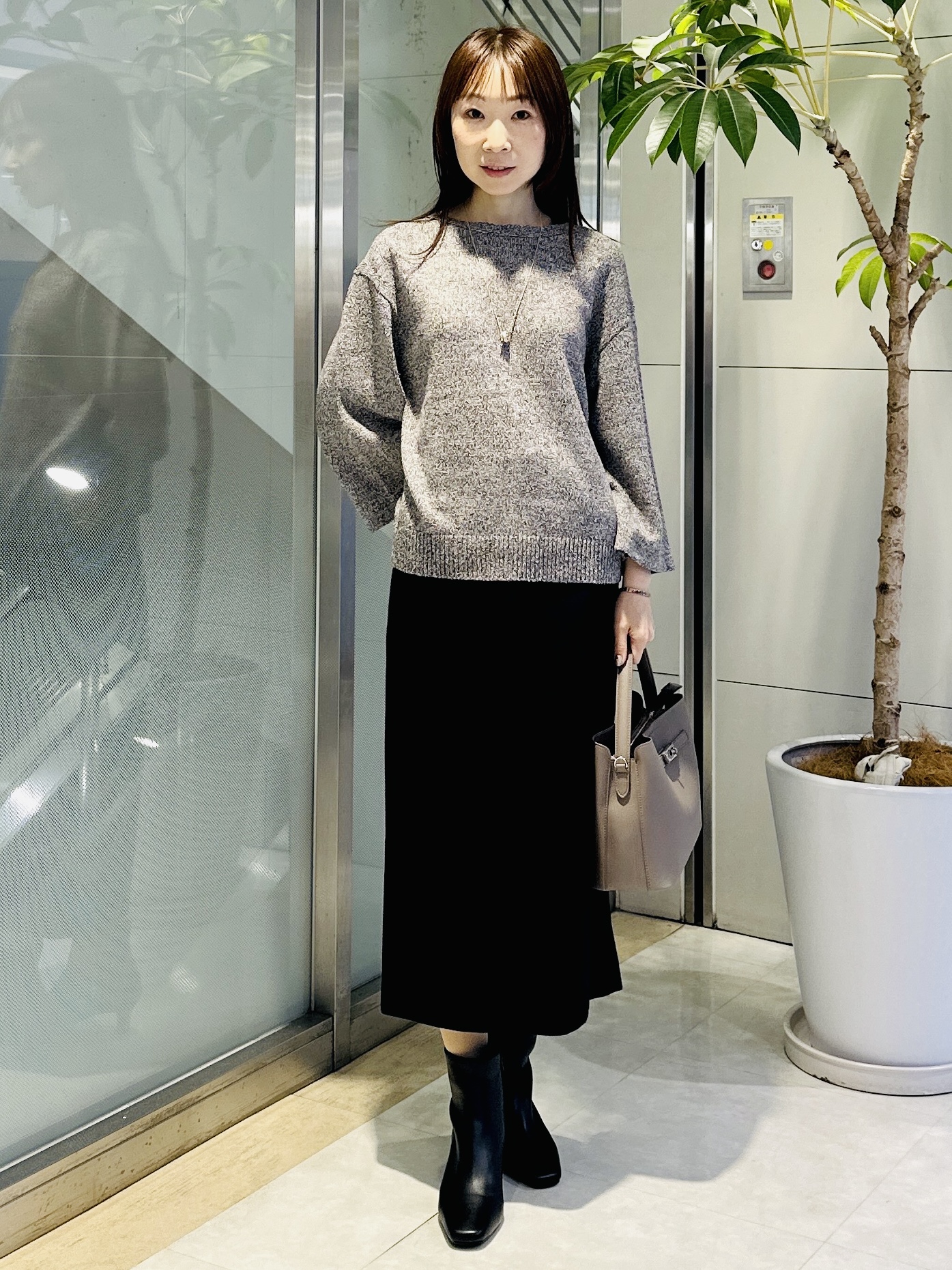 Miwaさんの「UNTITLED｜【セットアップ可/ライトアウター/仕事着スーツ】ウールダブルジャケット」を使ったコーディネート