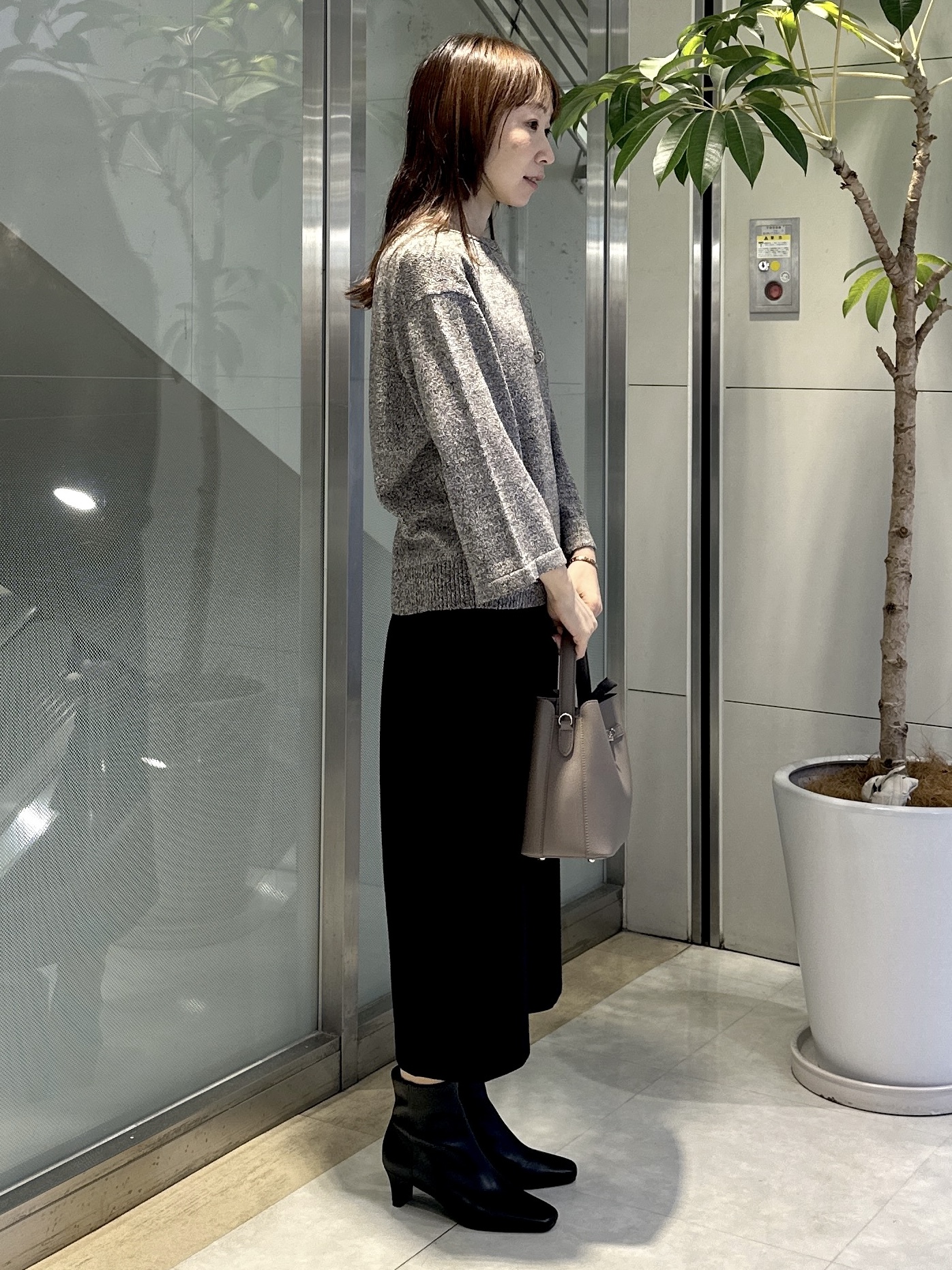 Miwaさんの「UNTITLED｜【セットアップ可/ライトアウター/仕事着スーツ】ウールダブルジャケット」を使ったコーディネート