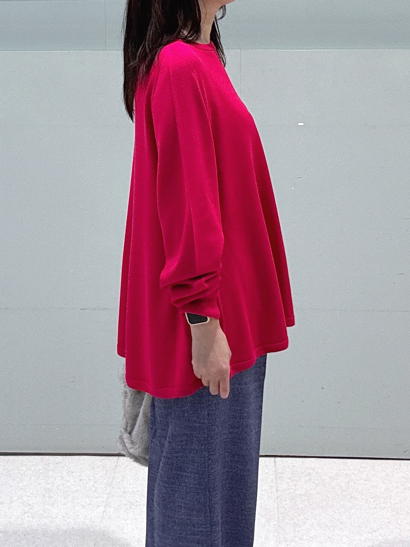 makiさんの「UNTITLED｜【ゆったり/軽い】マフラー付きリバーコート」を使ったコーディネート