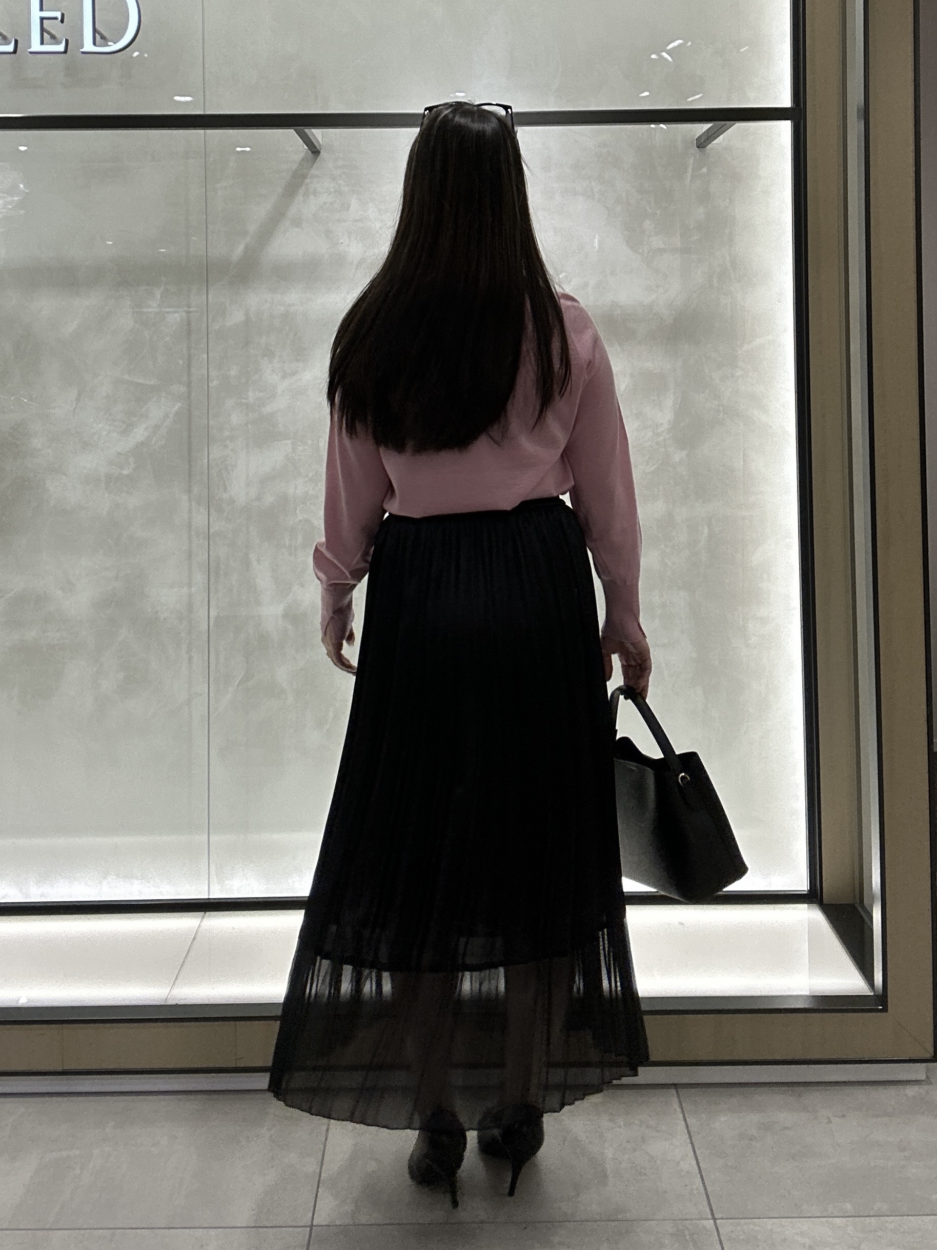 YURIさんの「UNTITLED｜ツィードライクジャカードダブルコート」を使ったコーディネート