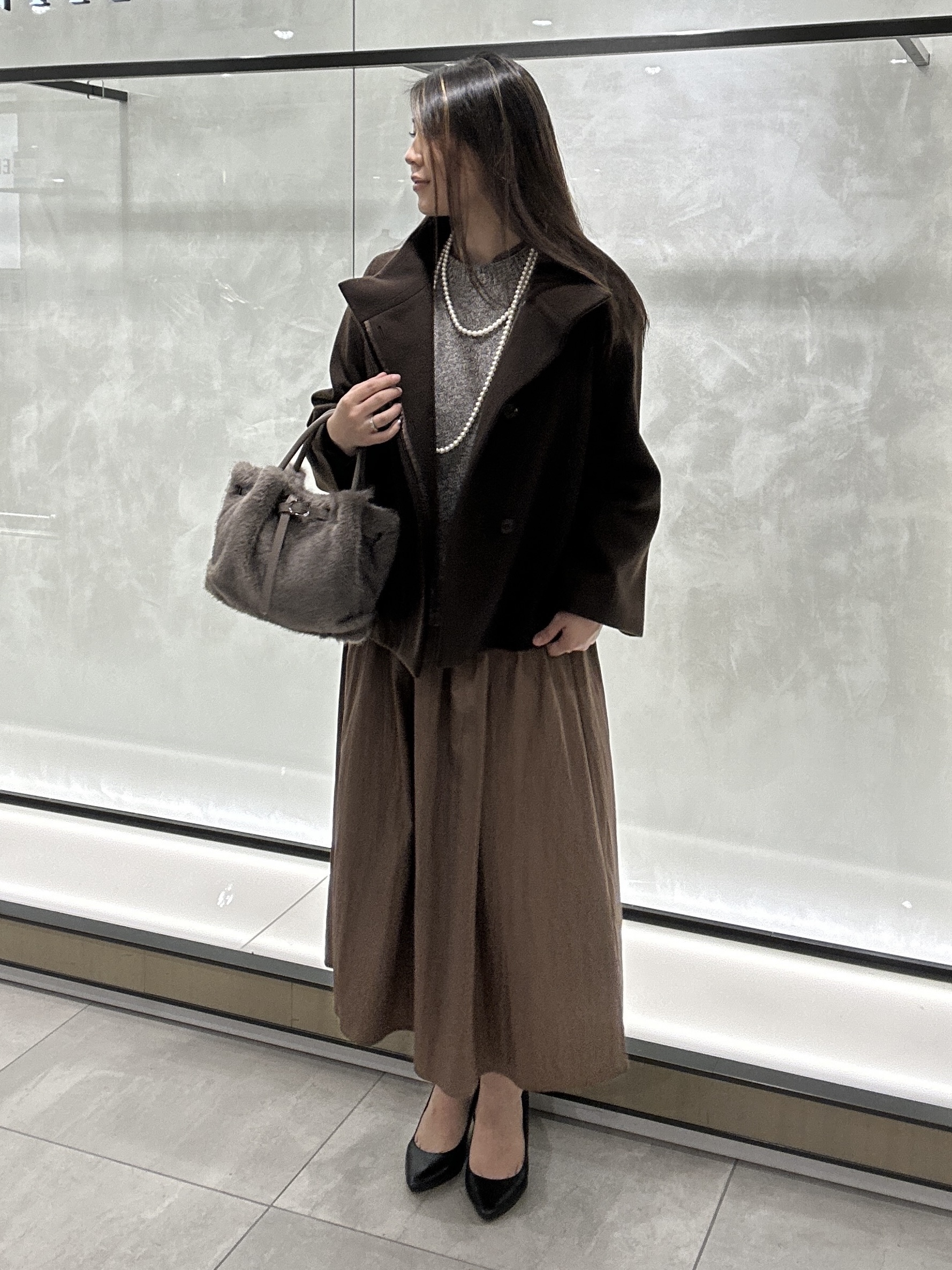 YURIさんの「UNTITLED｜フロントベルトフェイファーバッグ」を使ったコーディネート