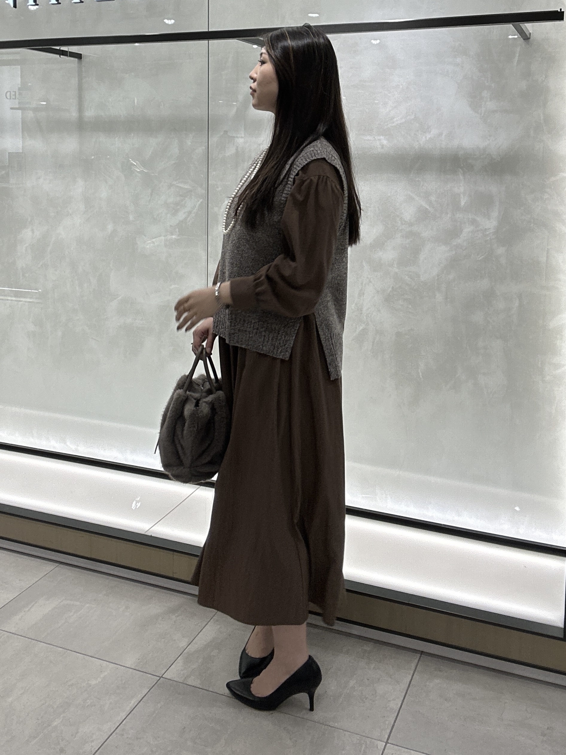 YURIさんの「UNTITLED｜フロントベルトフェイファーバッグ」を使ったコーディネート