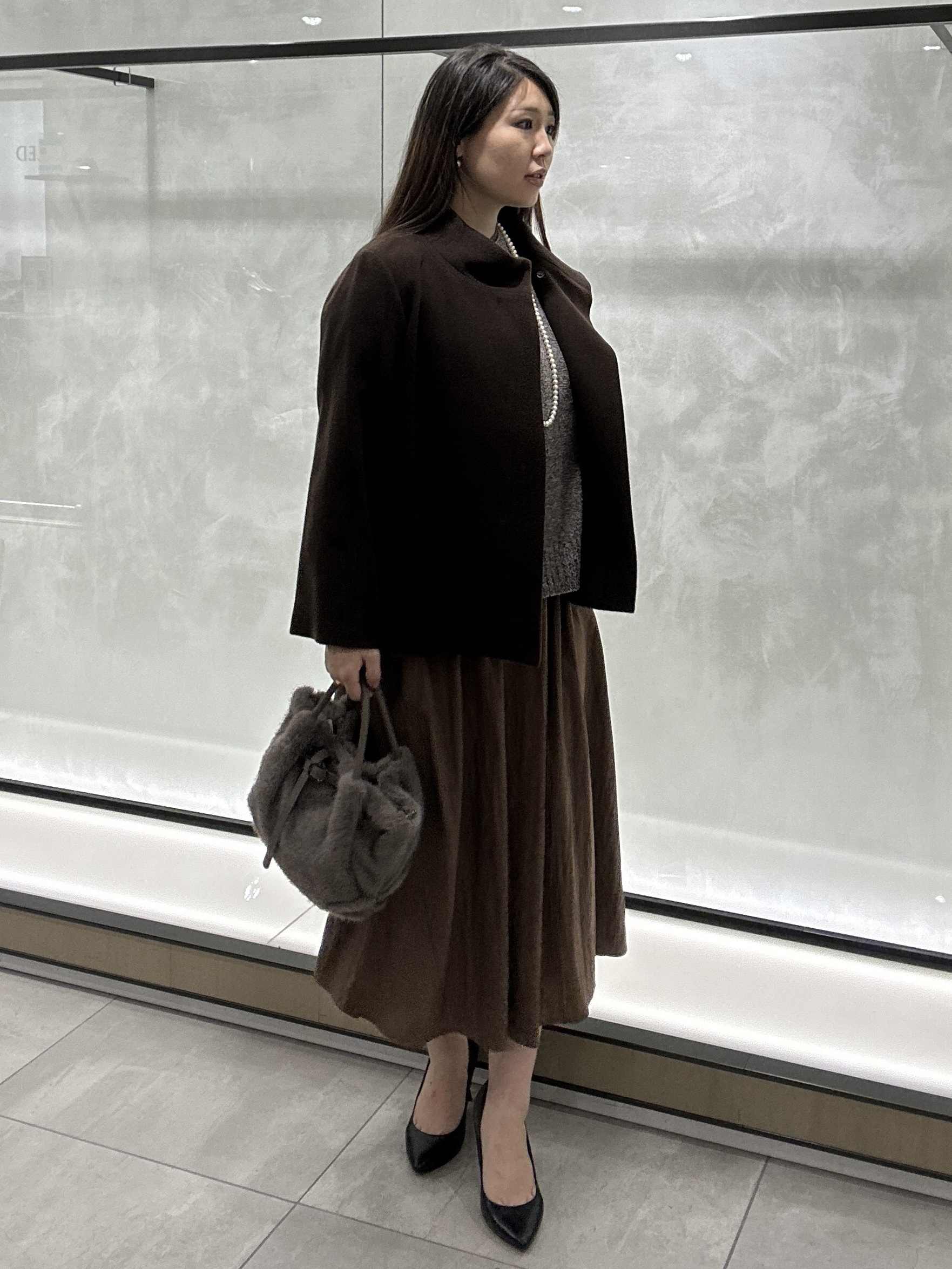 YURIさんの「UNTITLED｜フロントベルトフェイファーバッグ」を使ったコーディネート