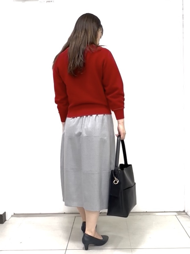 miさんの「Reflect｜【マシンウォッシュ】ホールガーメントニット」を使ったコーディネート