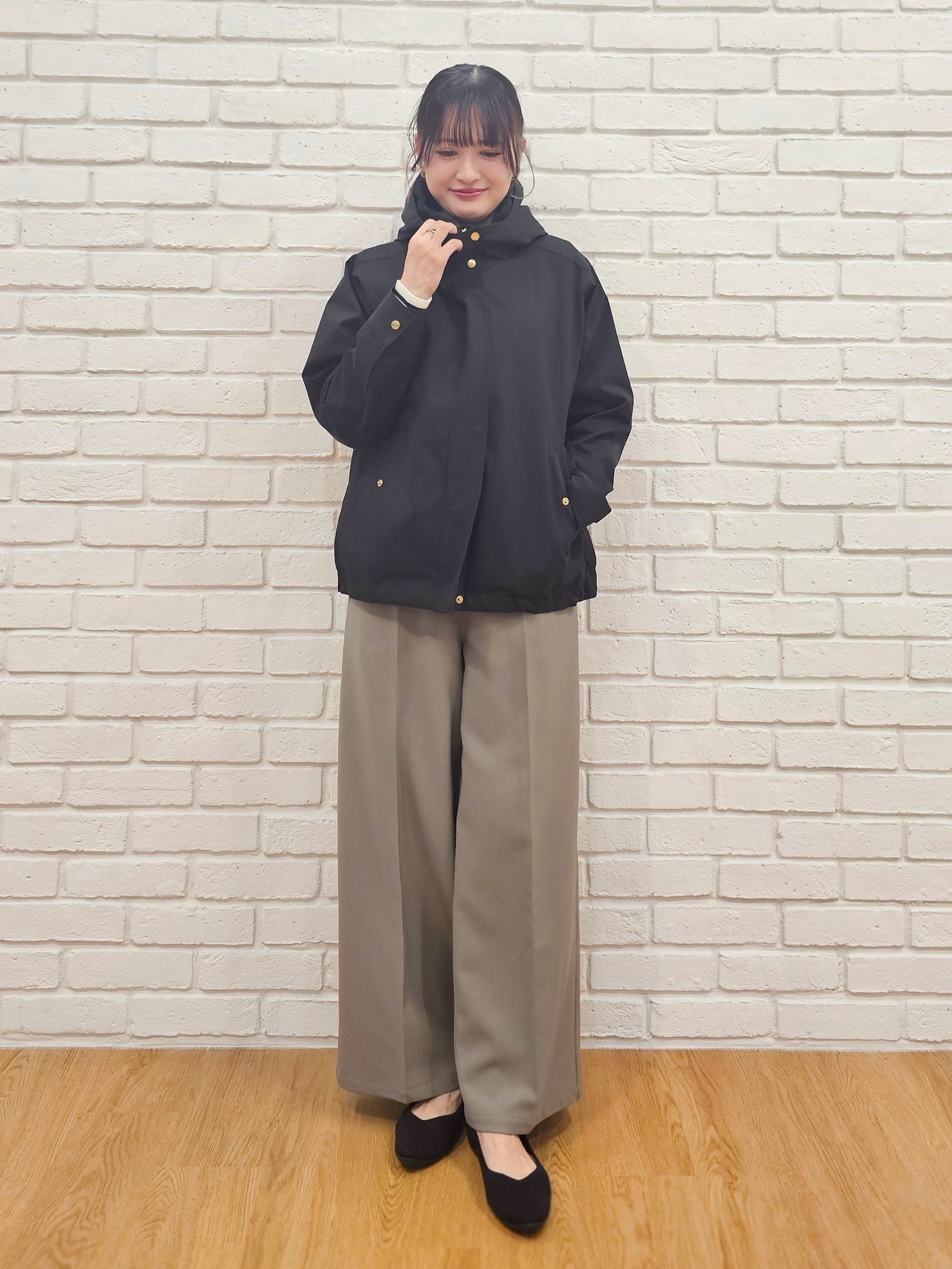 ゆゆさんの「SHOO･LA･RUE｜【洗濯機可/撥水/マルチWAY】ファーライナー付き 毎日欲張りマンパ」を使ったコーディネート