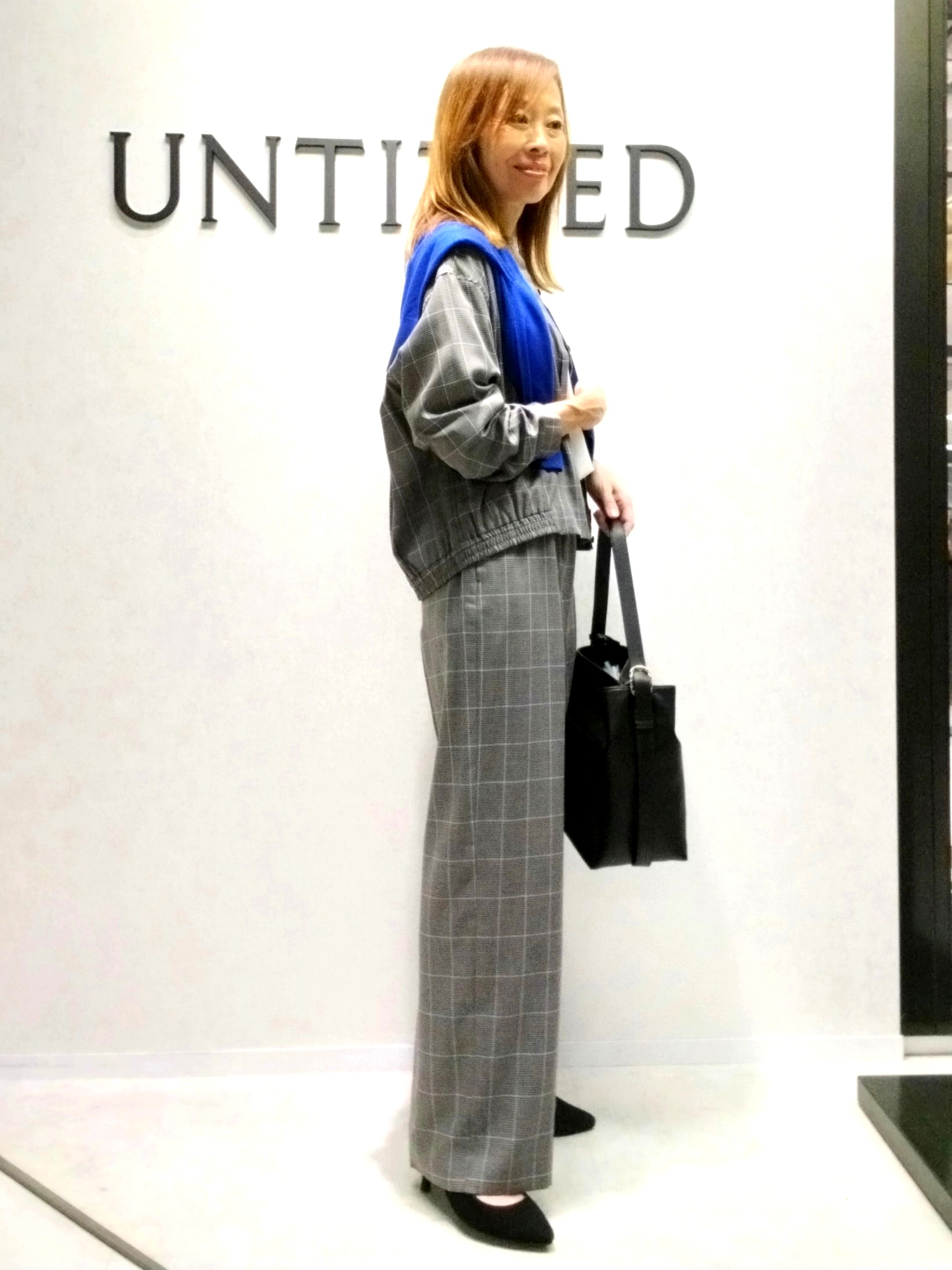 もりさんの「UNTITLED｜【セットアップ可/秋羽織り】メランジツイルシャツ」を使ったコーディネート