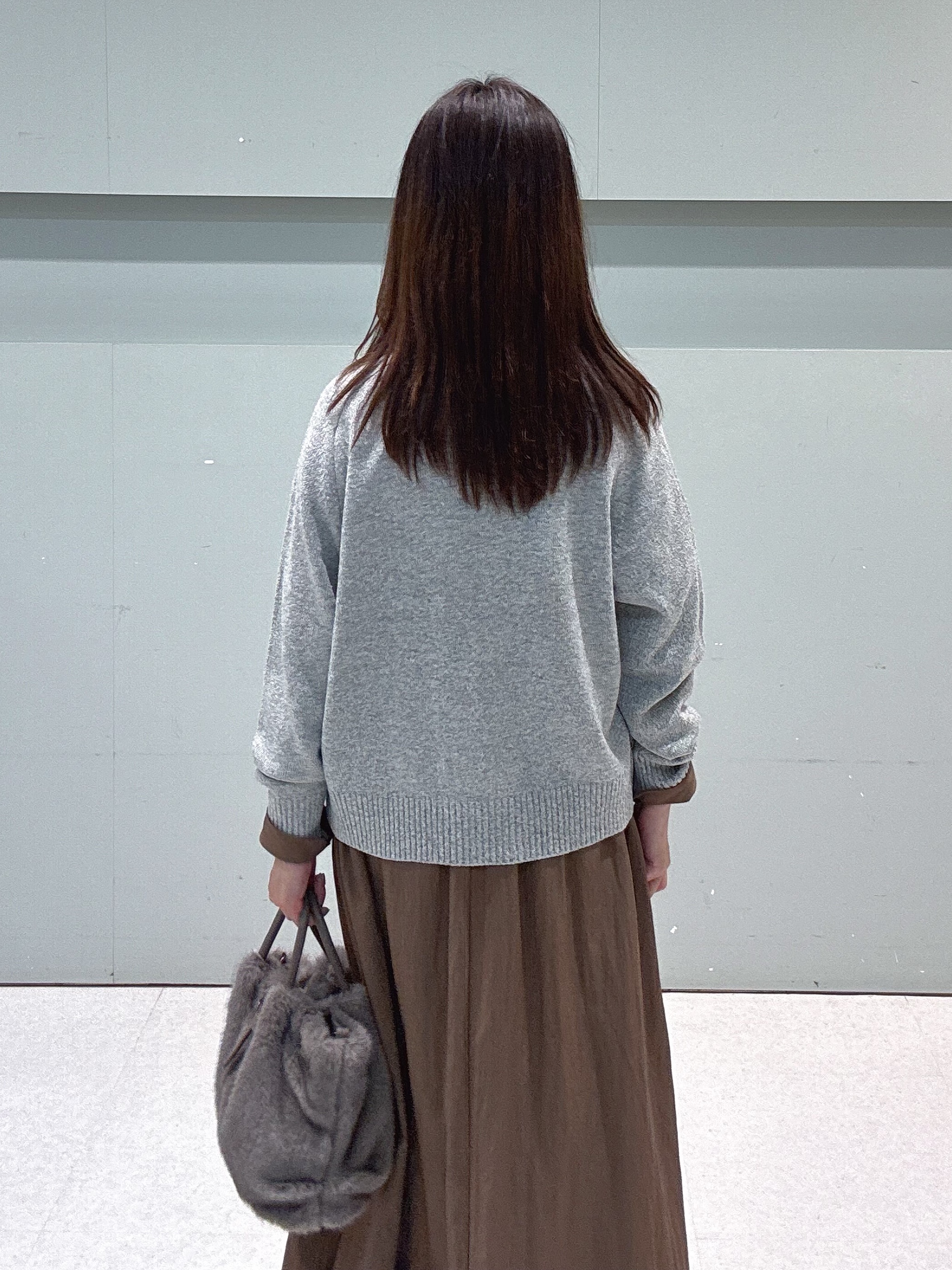 makiさんの「UNTITLED｜【店頭人気！】杢調ジップカーディガン」を使ったコーディネート
