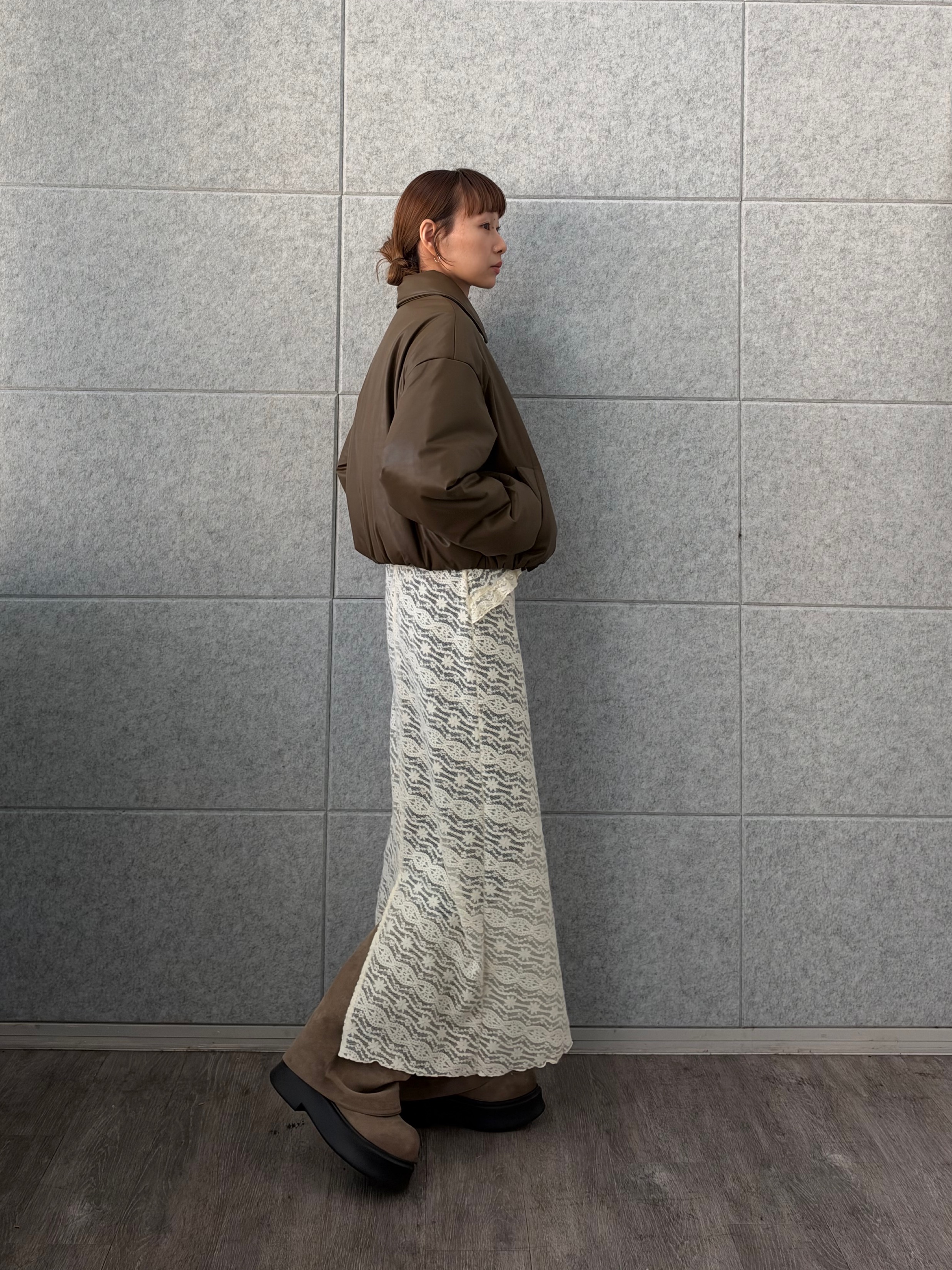 designer yukaさんの「CODE A｜ALM．｜BELUGA COVER BOOTS」を使ったコーディネート