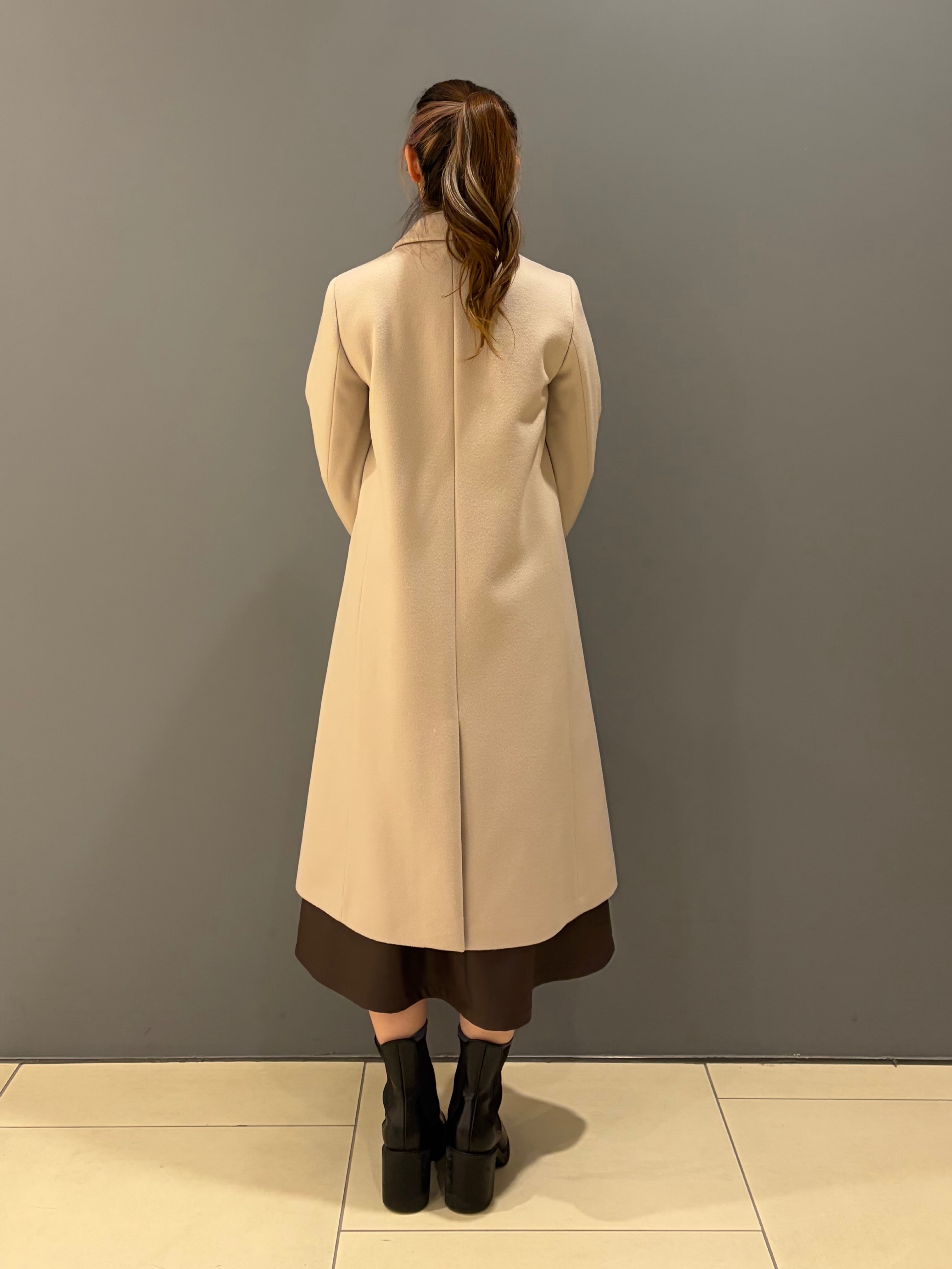 miさんの「UNTITLED｜ウールカシミヤテーラーコート」を使ったコーディネート
