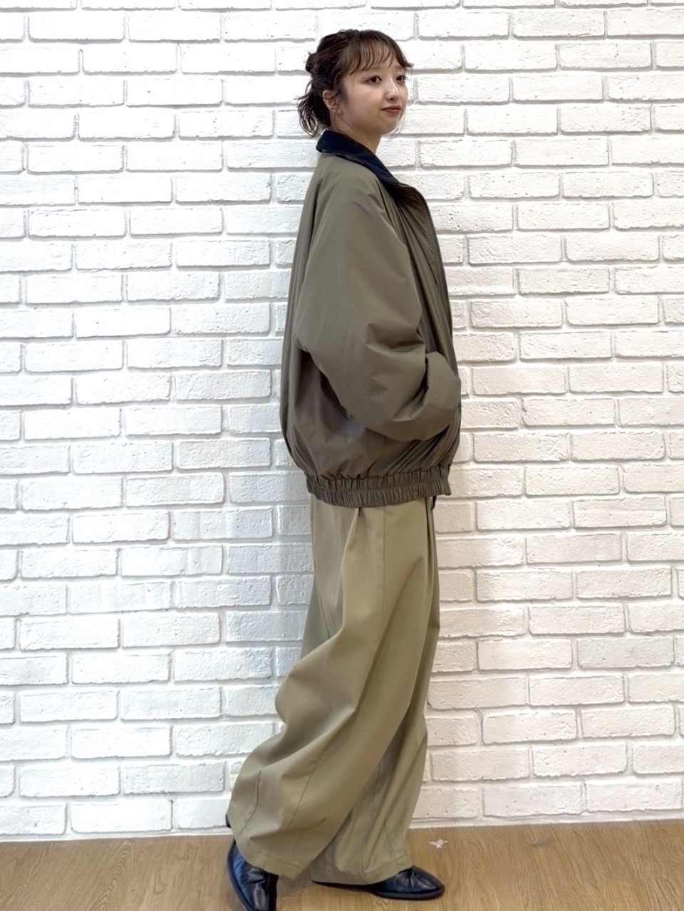 YUKAさんの「tk.TAKEO KIKUCHI｜【リバーシブル】スタンドカラーブルゾン」を使ったコーディネート