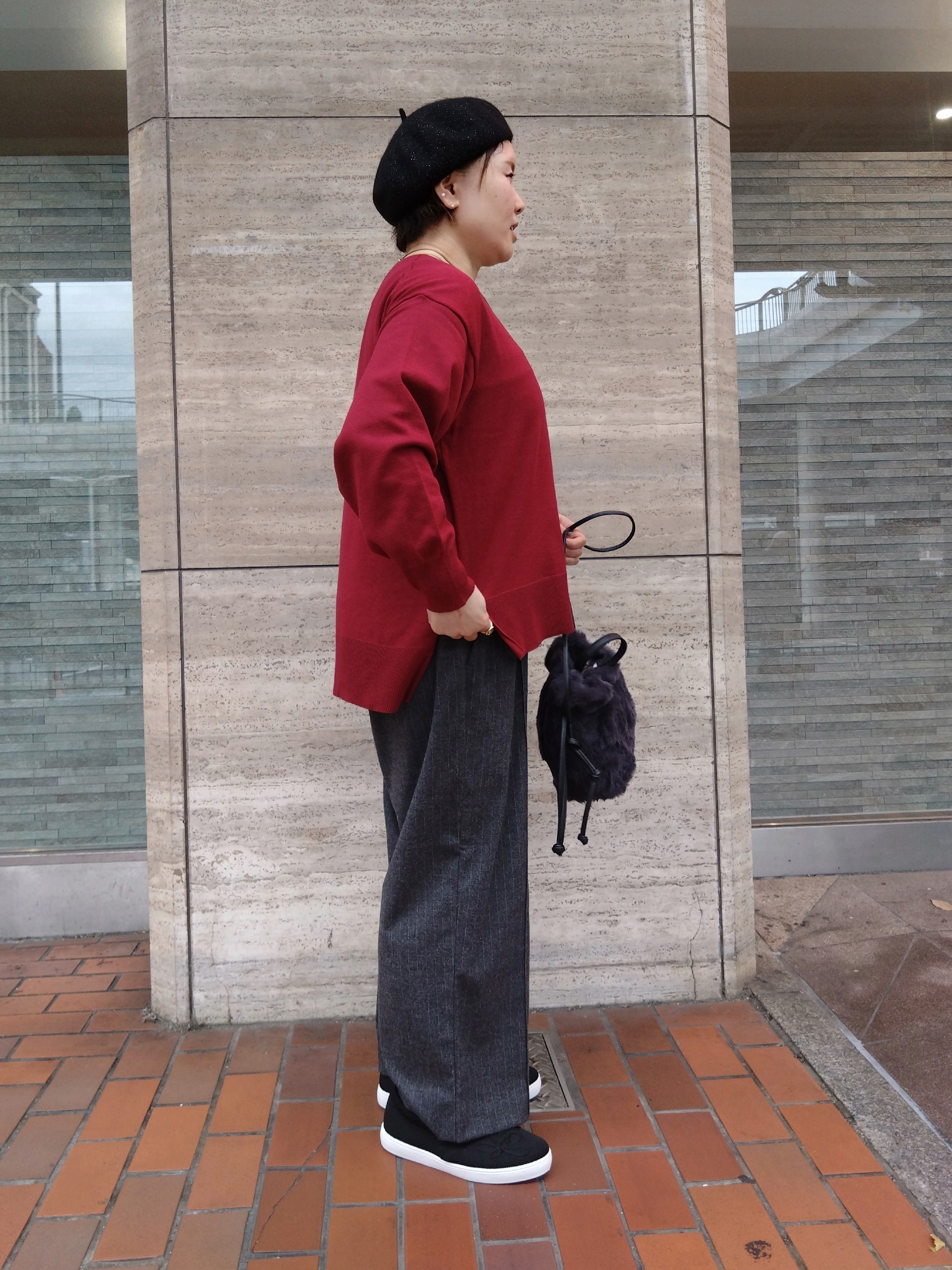 ヒロコジさんの「SHOO･LA･RUE｜【着丈選べる/セットアップ可/ぱちぱちしにくい】洗濯後しわになりにくい 両面微起毛 あったかイージー」を使ったコーディネート