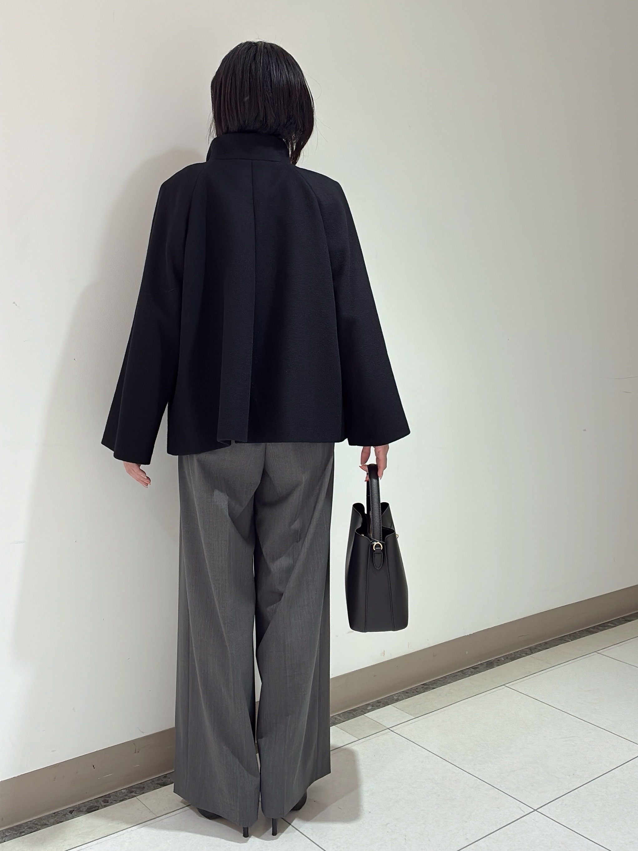 環さんの「UNTITLED｜【軽アウター/ウール100】ウールショートコート」を使ったコーディネート