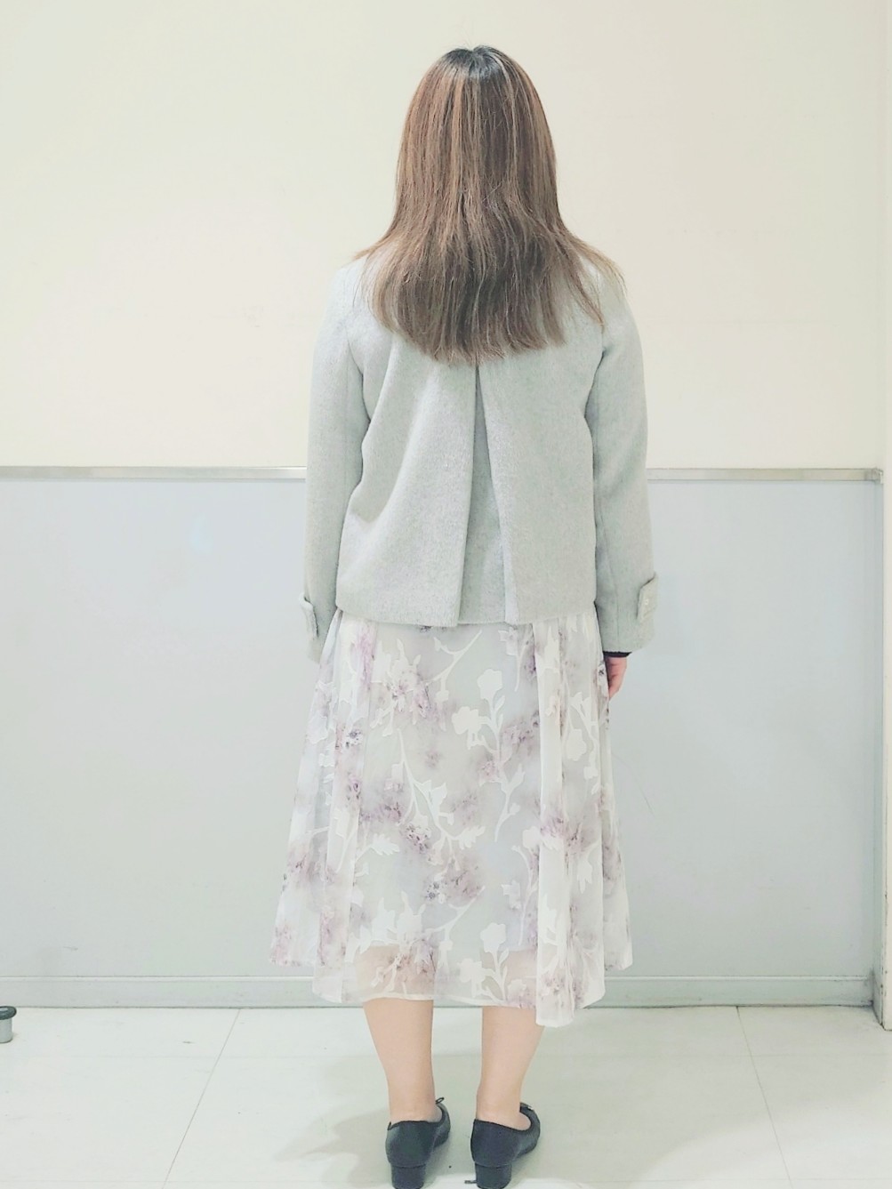 NONさんの「index｜【植草美幸先生が指南する好印象スタイル】カシミヤ混ノーカラーショートコート」を使ったコーディネート
