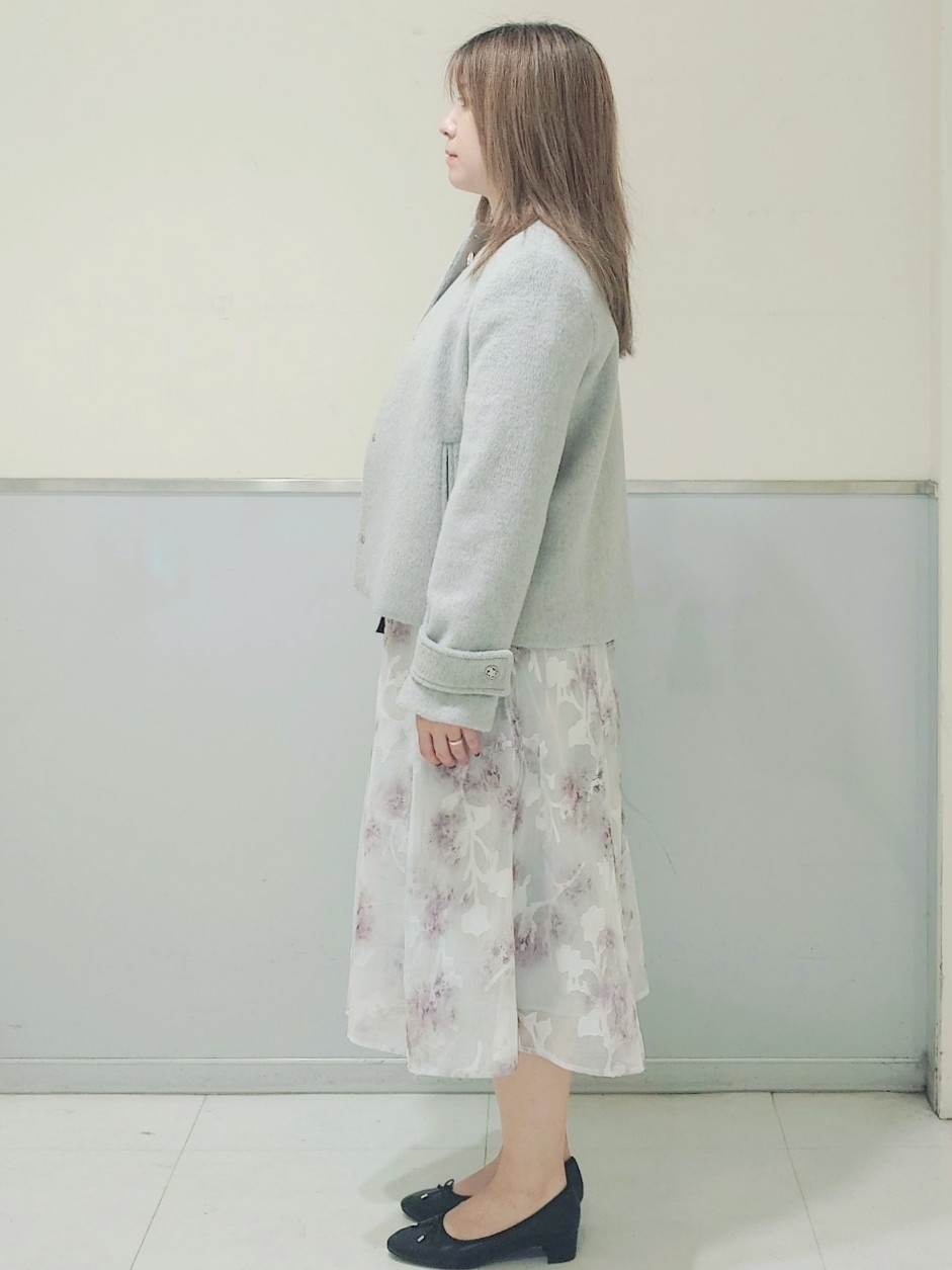 NONさんの「index｜【植草美幸先生が指南する好印象スタイル】カシミヤ混ノーカラーショートコート」を使ったコーディネート