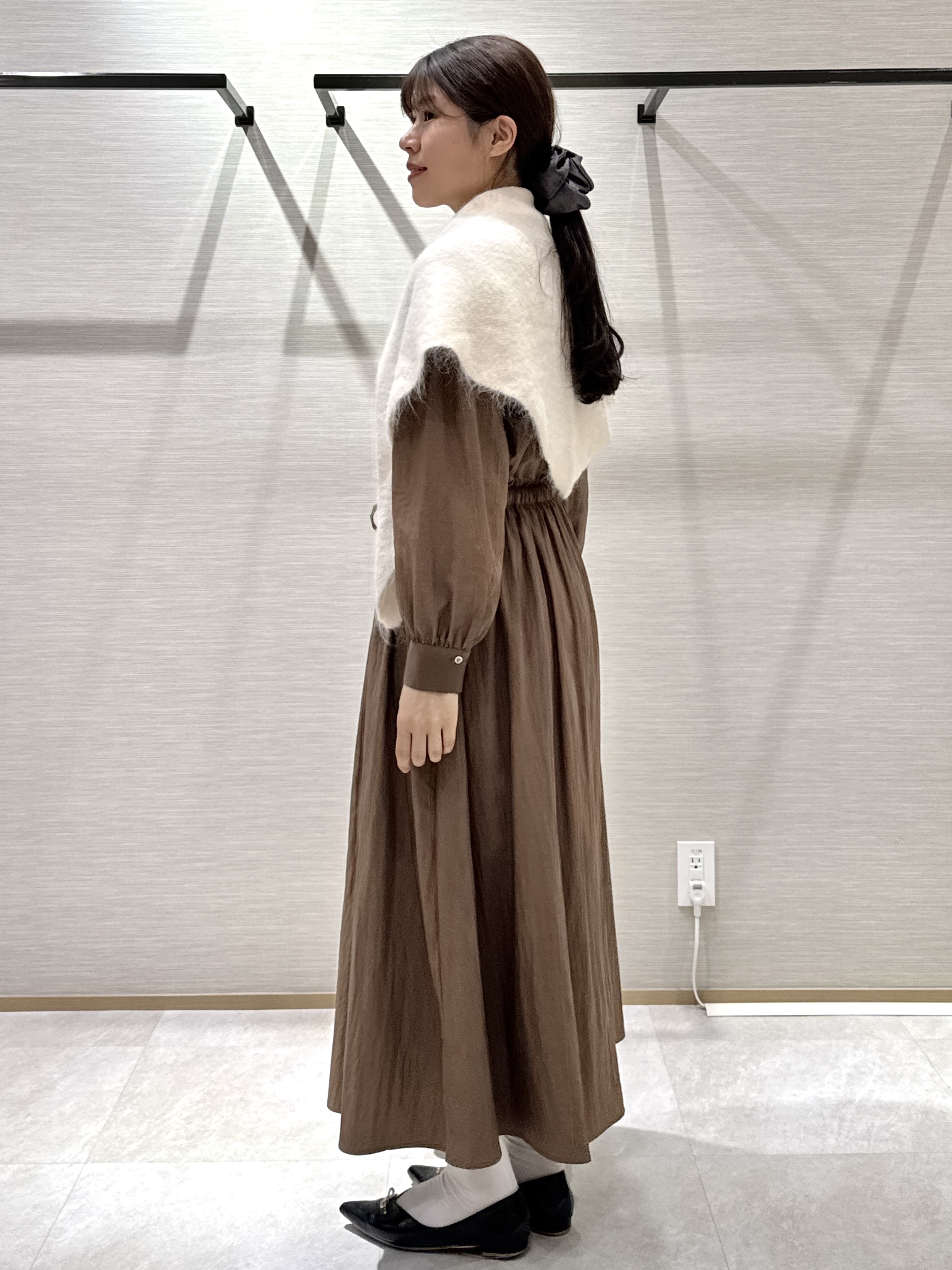 nanaさんの「UNTITLED｜ドレープワンピース」を使ったコーディネート
