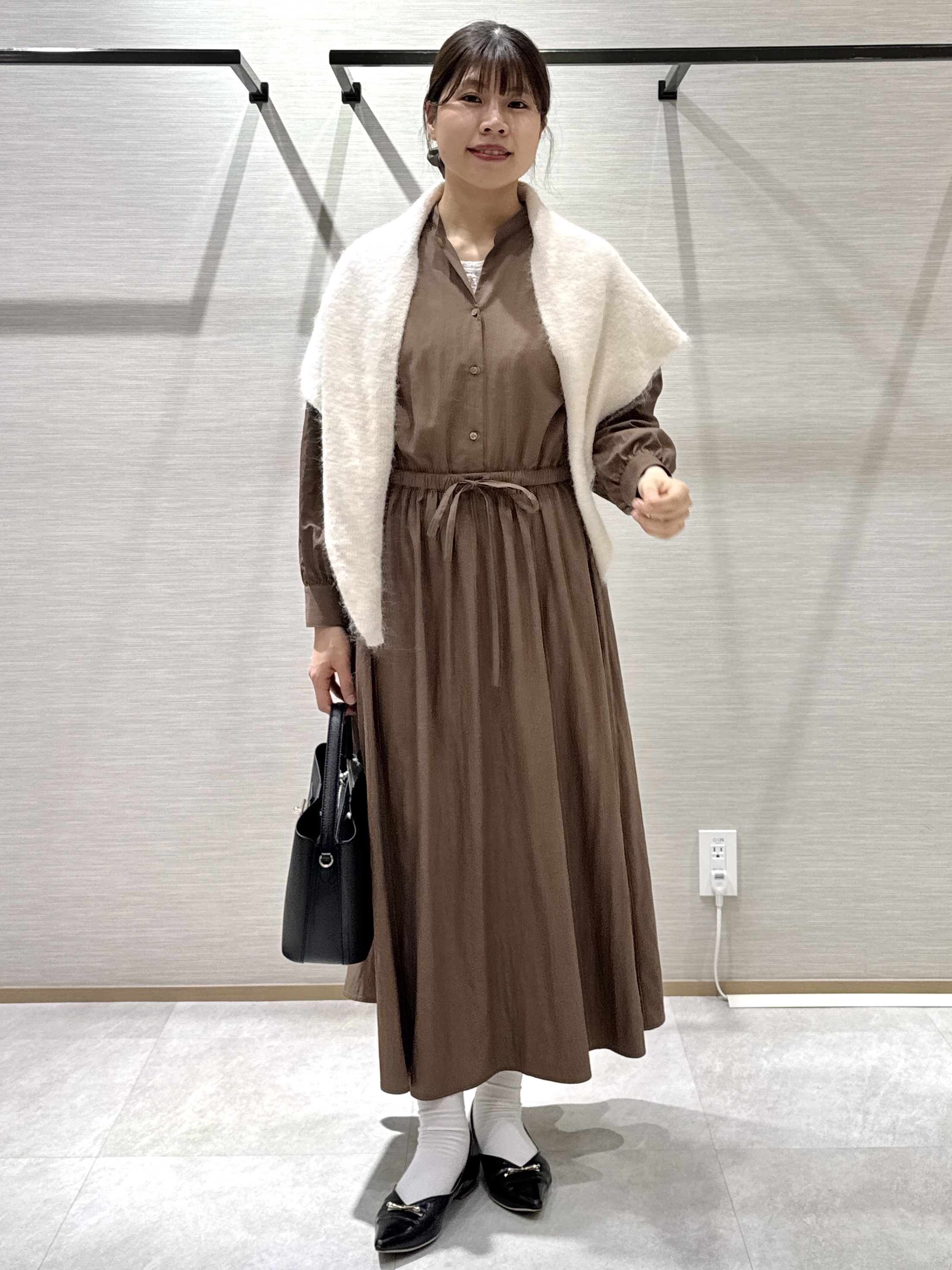 nanaさんの「UNTITLED｜ドレープワンピース」を使ったコーディネート