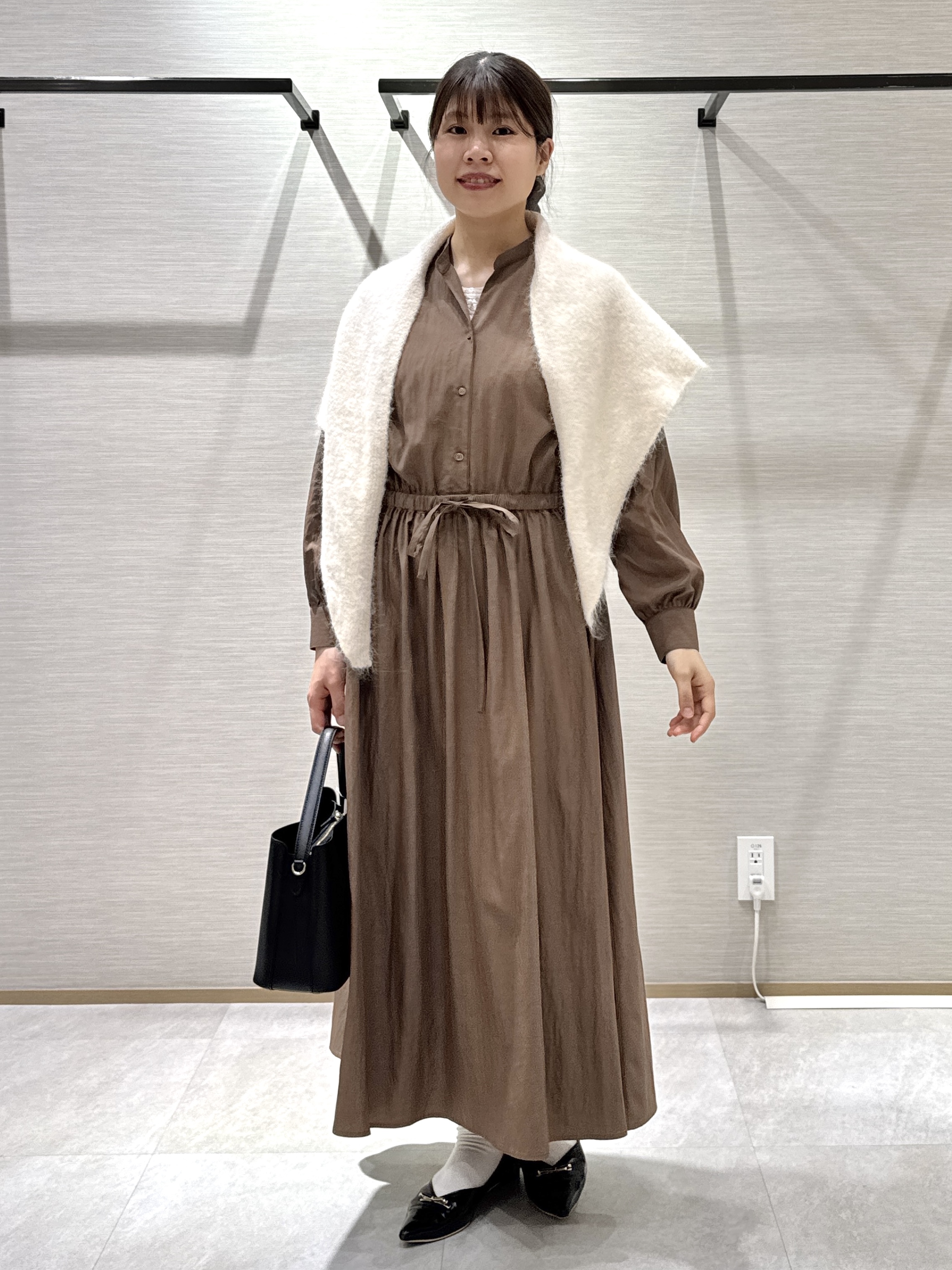 nanaさんの「UNTITLED｜ドレープワンピース」を使ったコーディネート