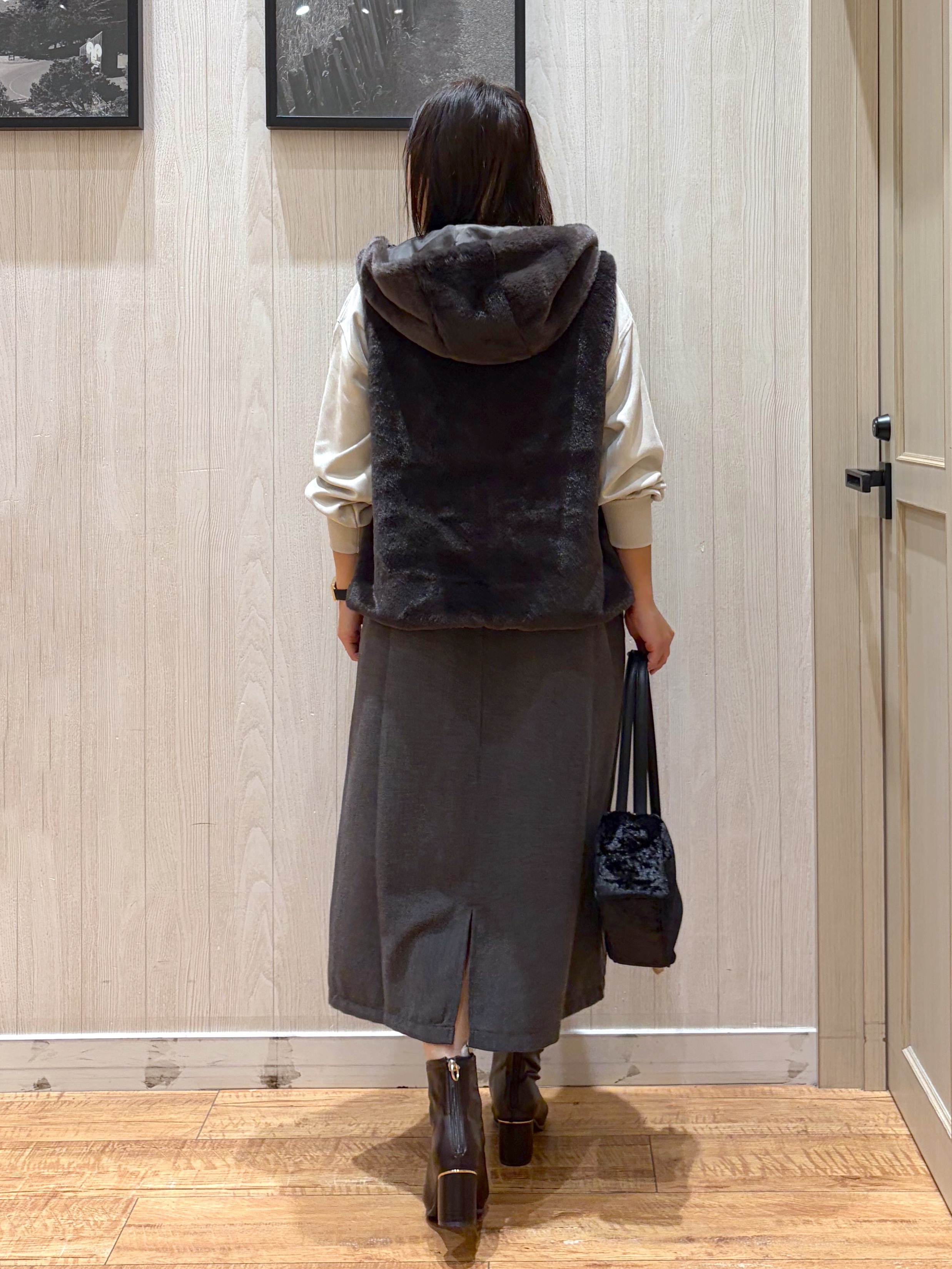 shirayuuuさんの「SHOO･LA･RUE｜【洗濯機可/撥水/マルチWAY】ファーライナー付き 毎日欲張りマンパ」を使ったコーディネート