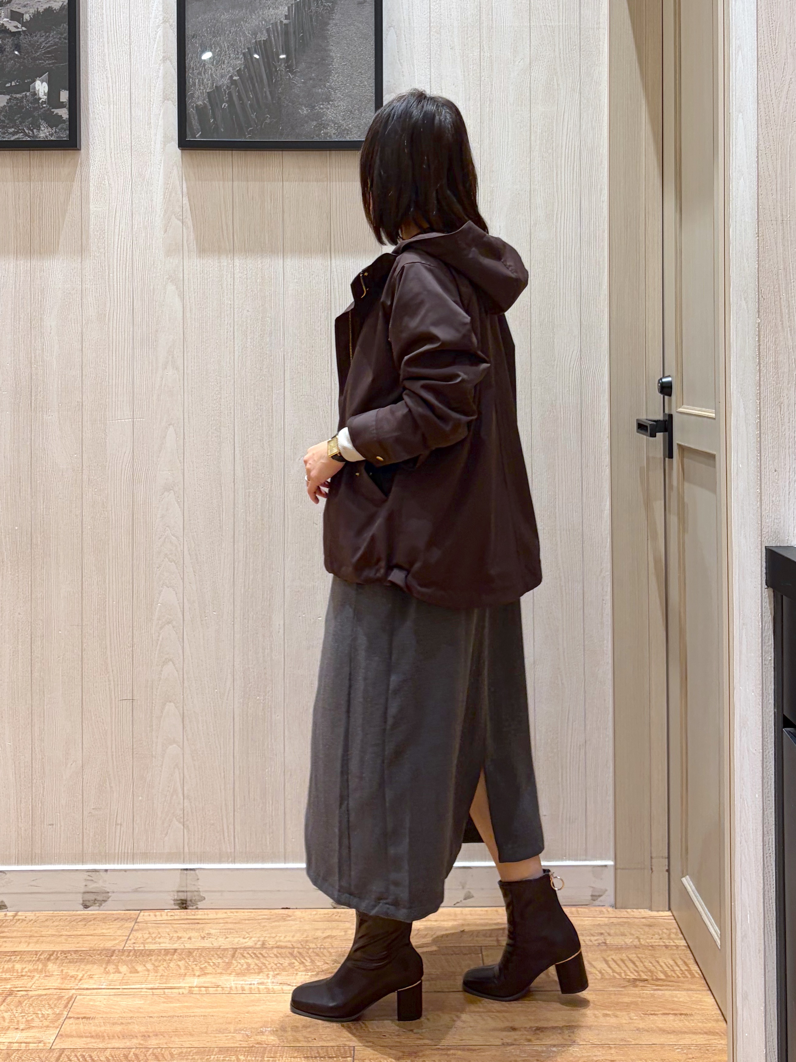 shirayuuuさんの「SHOO･LA･RUE｜【洗濯機可/撥水/マルチWAY】ファーライナー付き 毎日欲張りマンパ」を使ったコーディネート