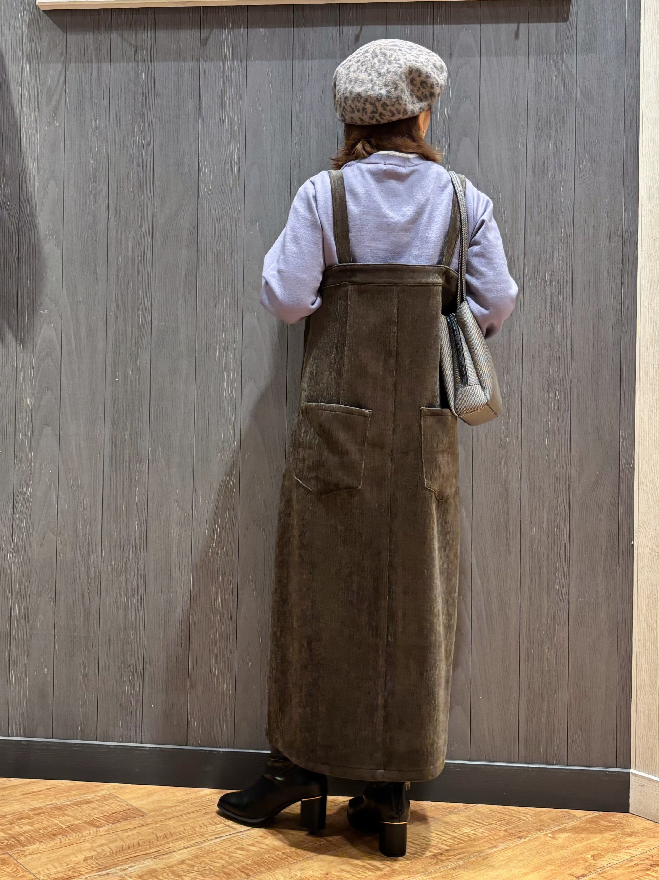 meiさんの「SHOO･LA･RUE｜【S-LL/洗濯機可】オンオフ使える もちもち配色ボウタイニット」を使ったコーディネート