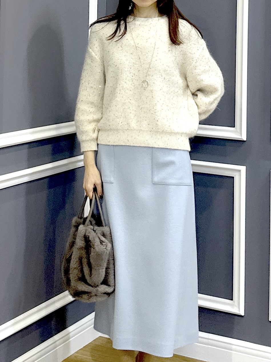Miwaさんの「UNTITLED｜ミルドジャージIラインスカート」を使ったコーディネート