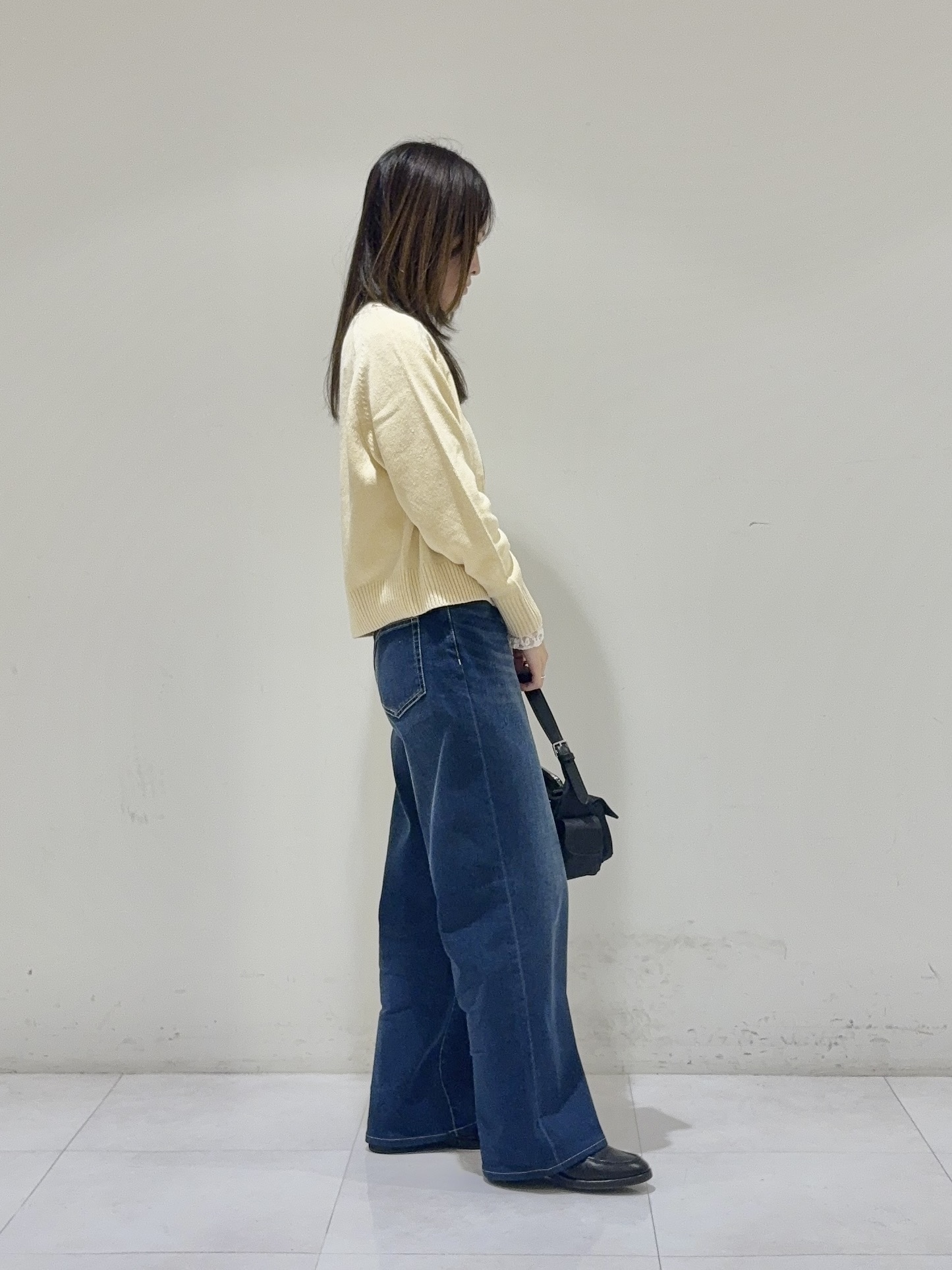 kyokaさんの「UNTITLED｜【店頭人気！】杢調ジップカーディガン」を使ったコーディネート