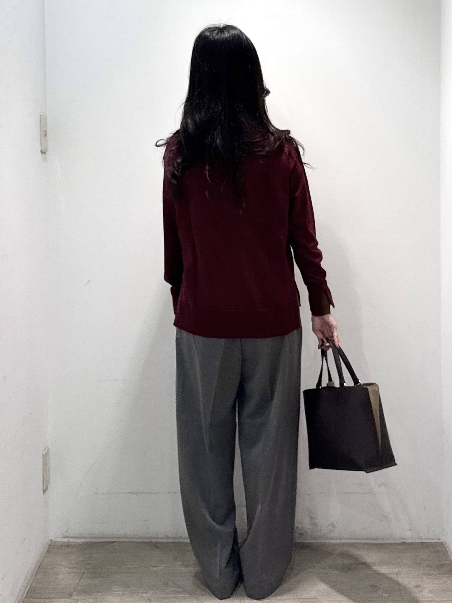 yuicciさんの「OPAQUE.CLIP｜『THE』名品ボートネックニット【8col／洗濯機OK】」を使ったコーディネート