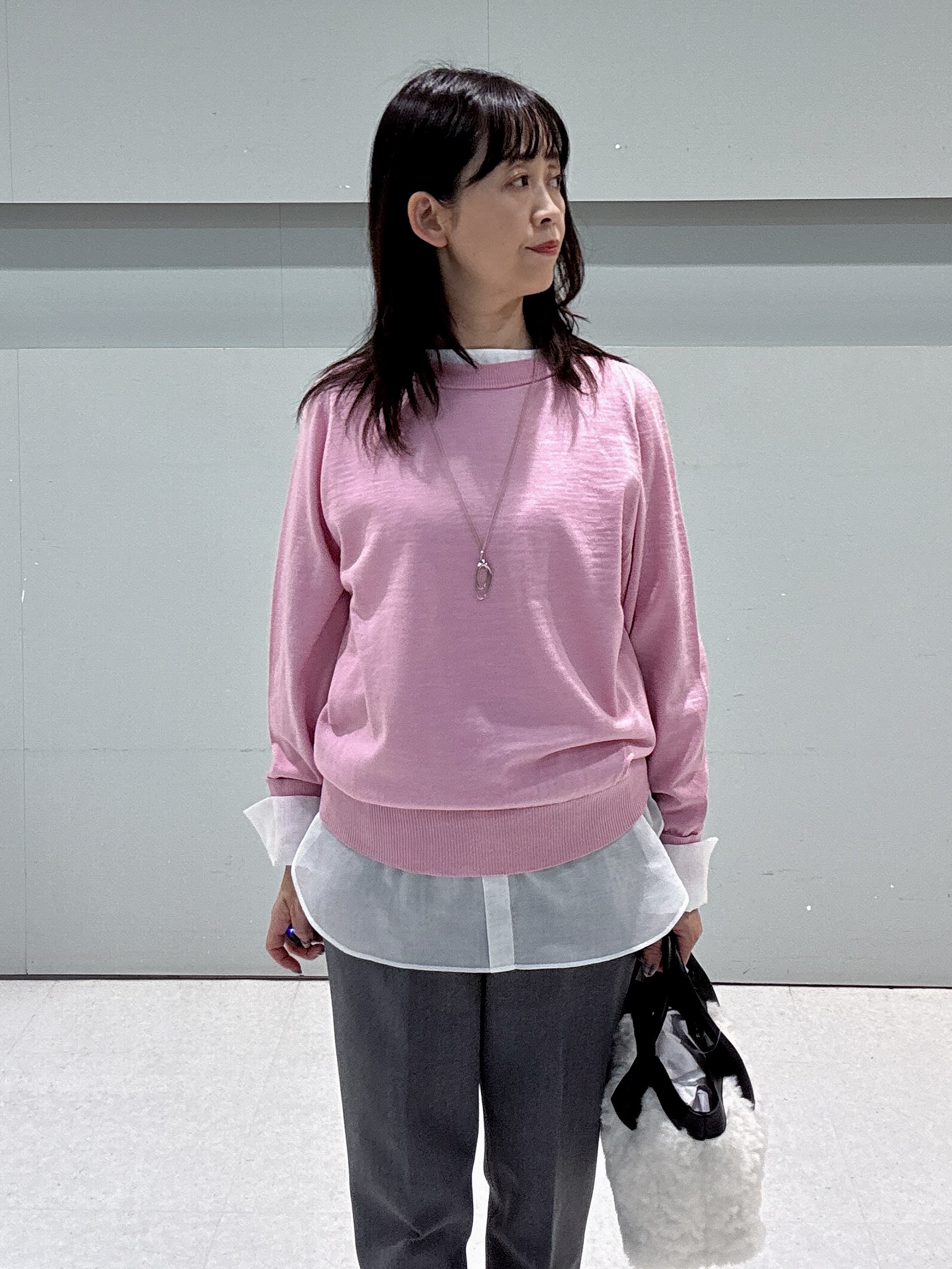 makiさんの「UNTITLED｜【軽アウター/中綿/秋冬コート】ショートブルゾン」を使ったコーディネート