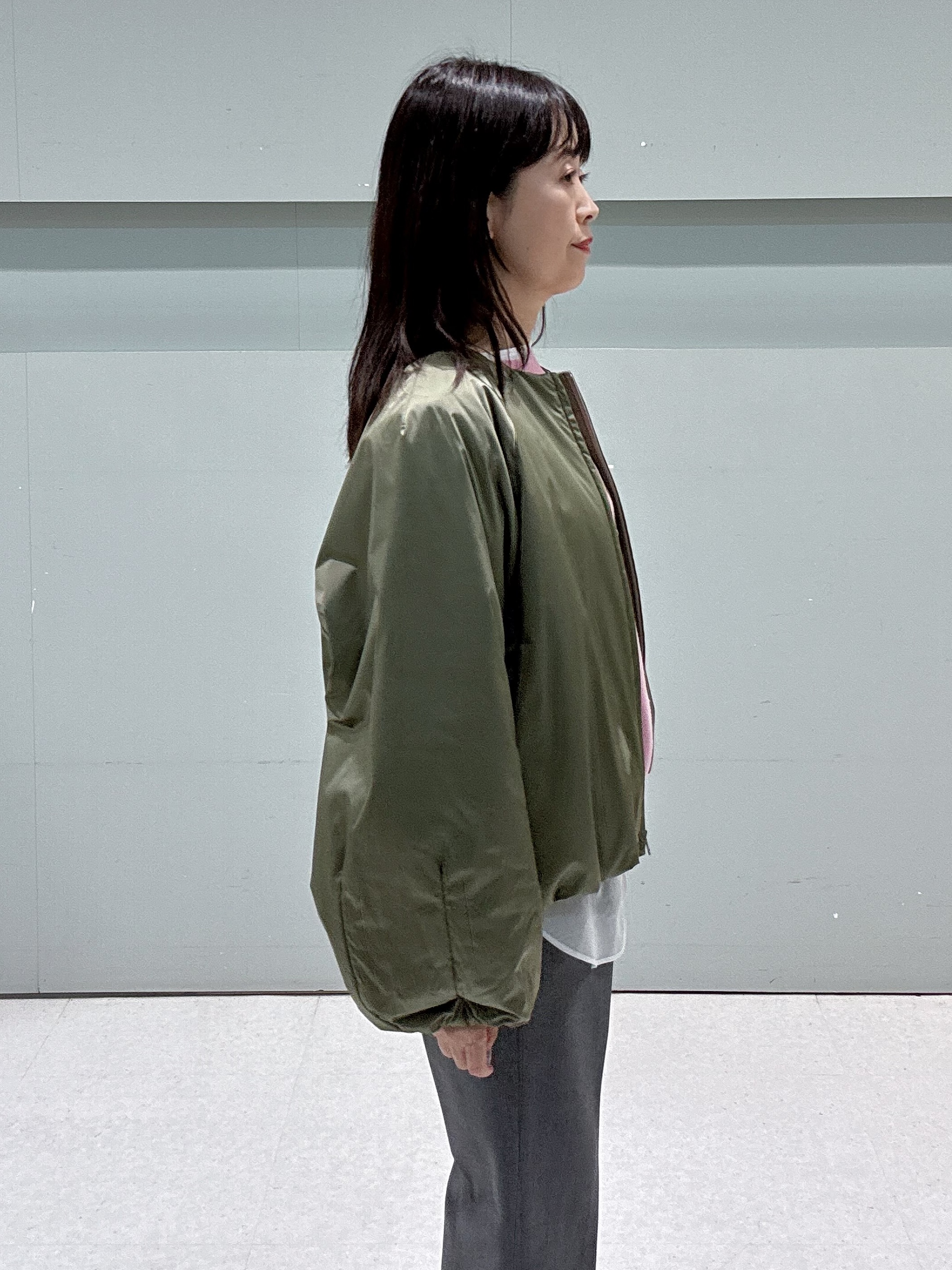 makiさんの「UNTITLED｜【軽アウター/中綿/秋冬コート】ショートブルゾン」を使ったコーディネート