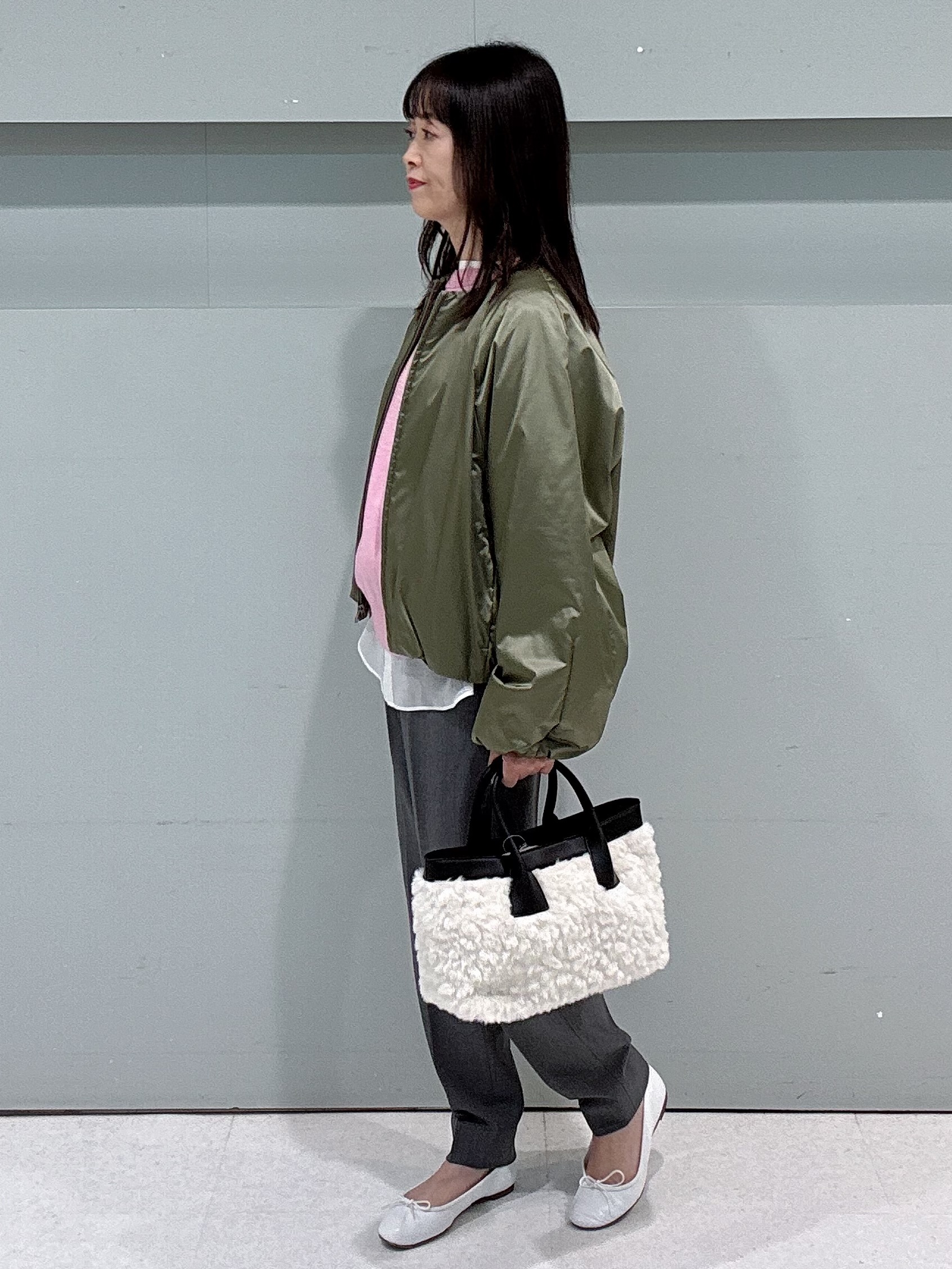 makiさんの「UNTITLED｜【軽アウター/中綿/秋冬コート】ショートブルゾン」を使ったコーディネート