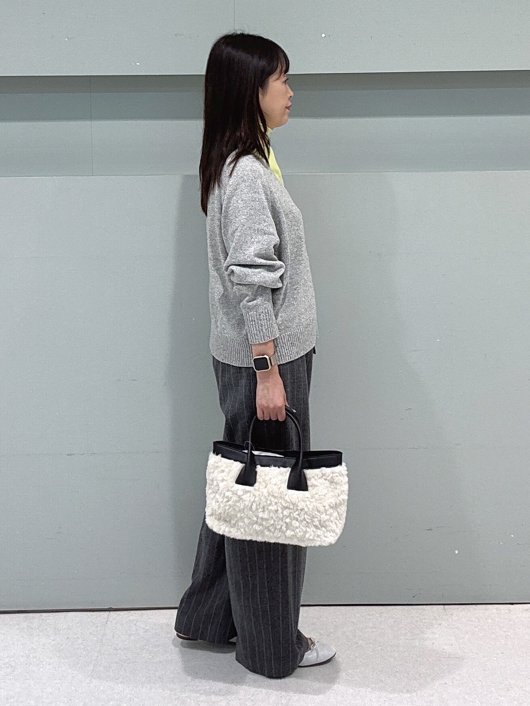 makiさんの「UNTITLED｜【店頭人気！】杢調ジップカーディガン」を使ったコーディネート
